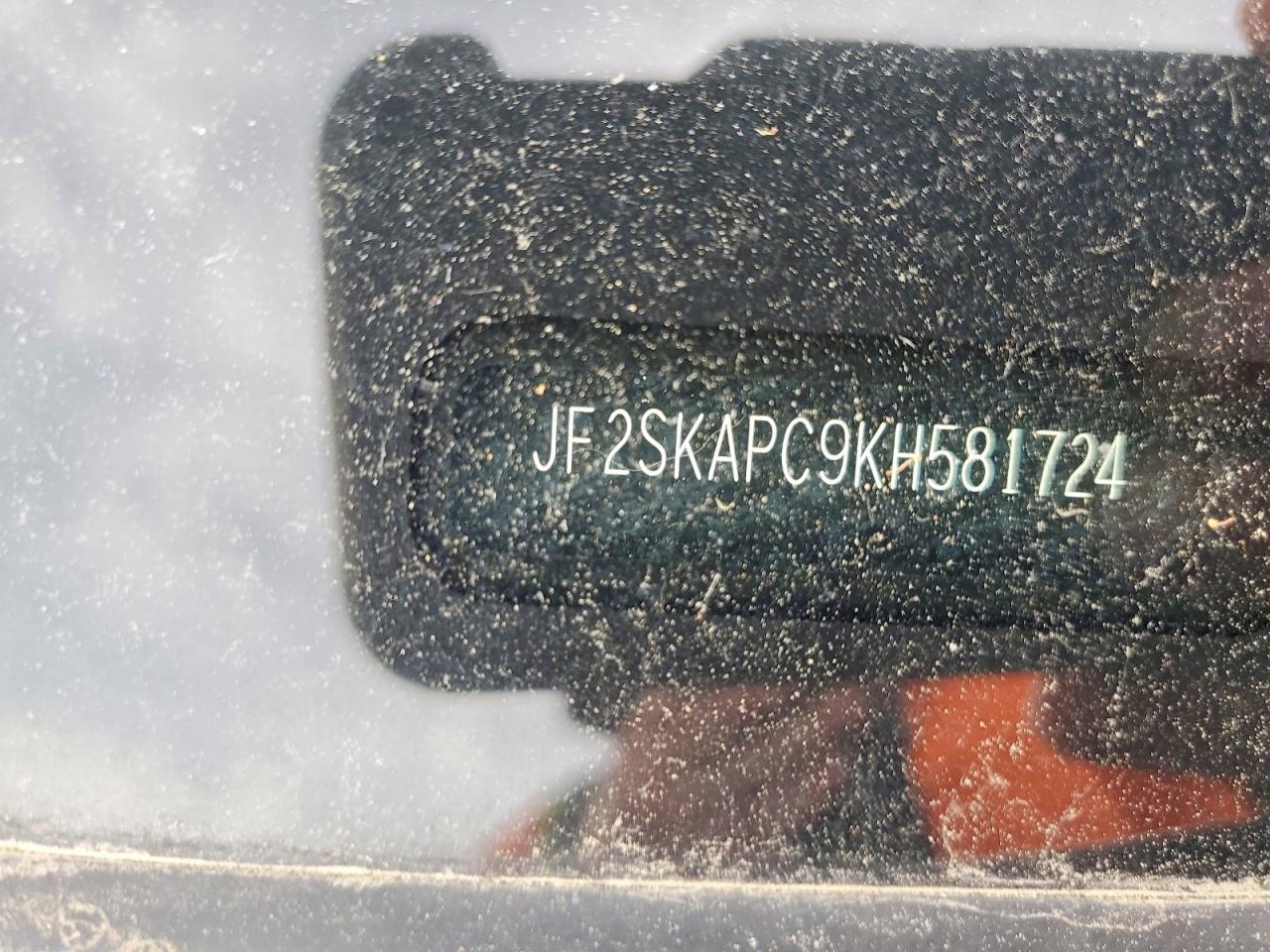 2019 Subaru Forester Sport Silver vin: JF2SKAPC9KH581724