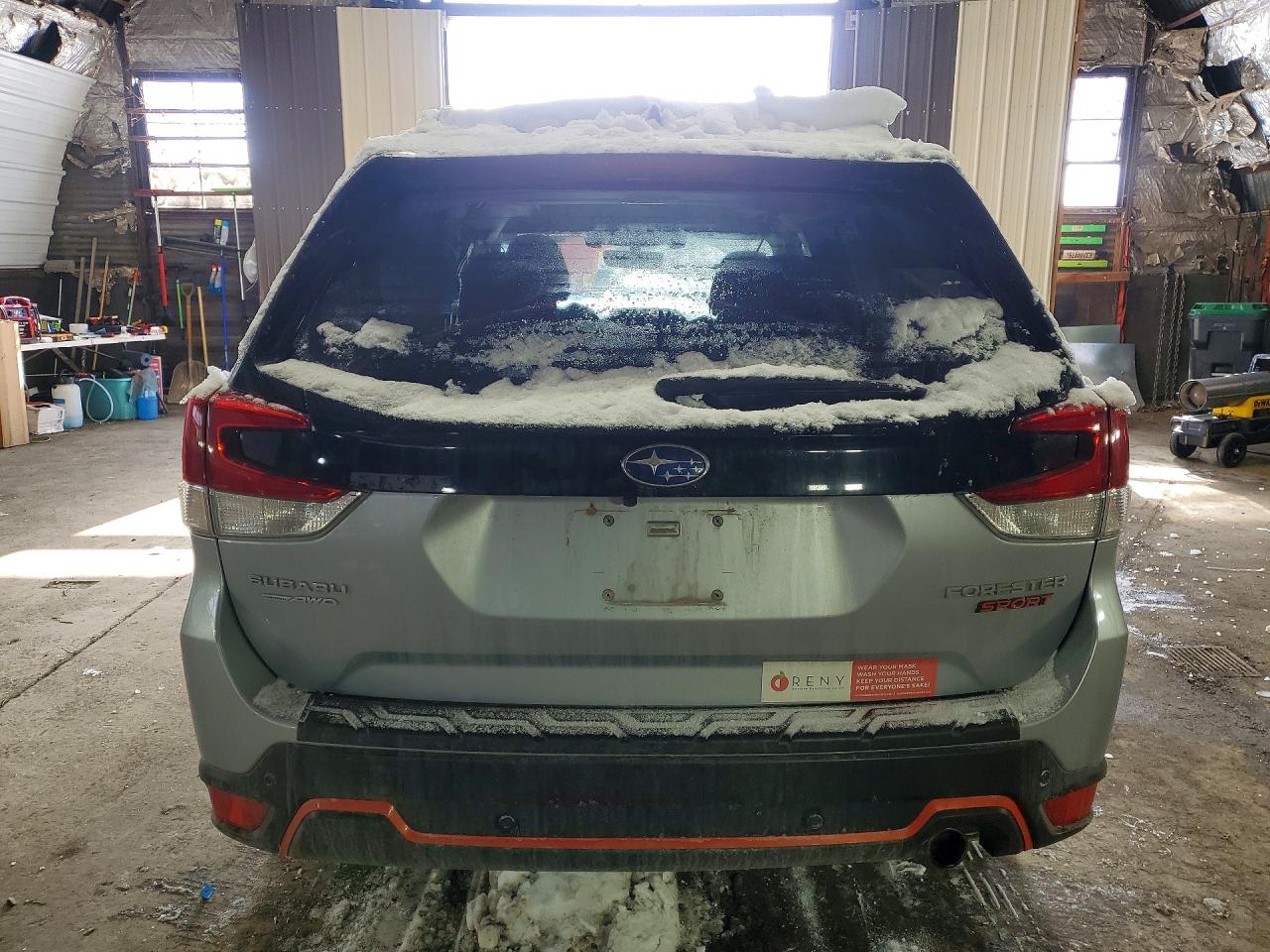 2019 Subaru Forester Sport Silver vin: JF2SKAPC9KH581724