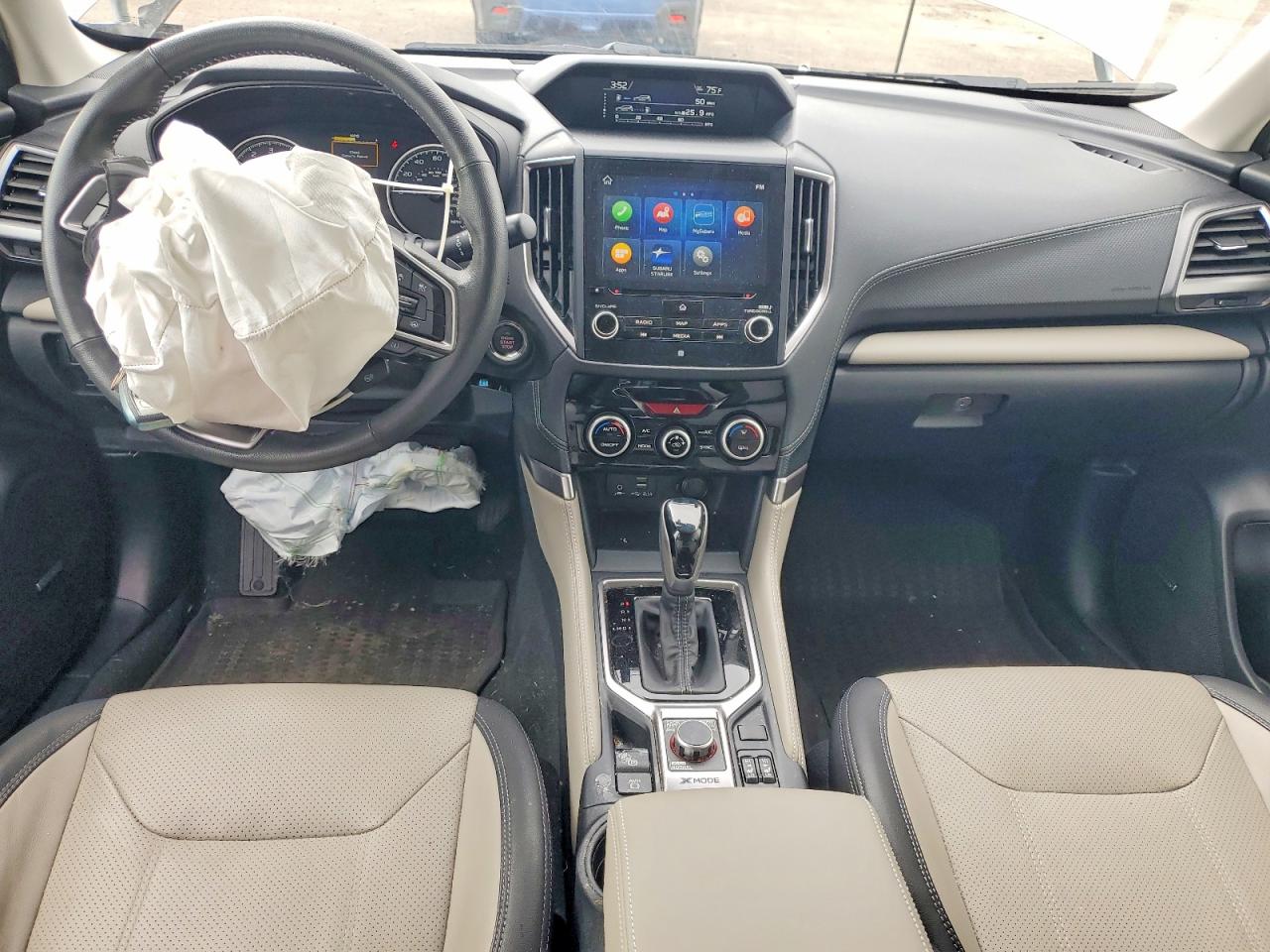 2022 Subaru Forester Limited White vin: JF2SKAPC9NH437319