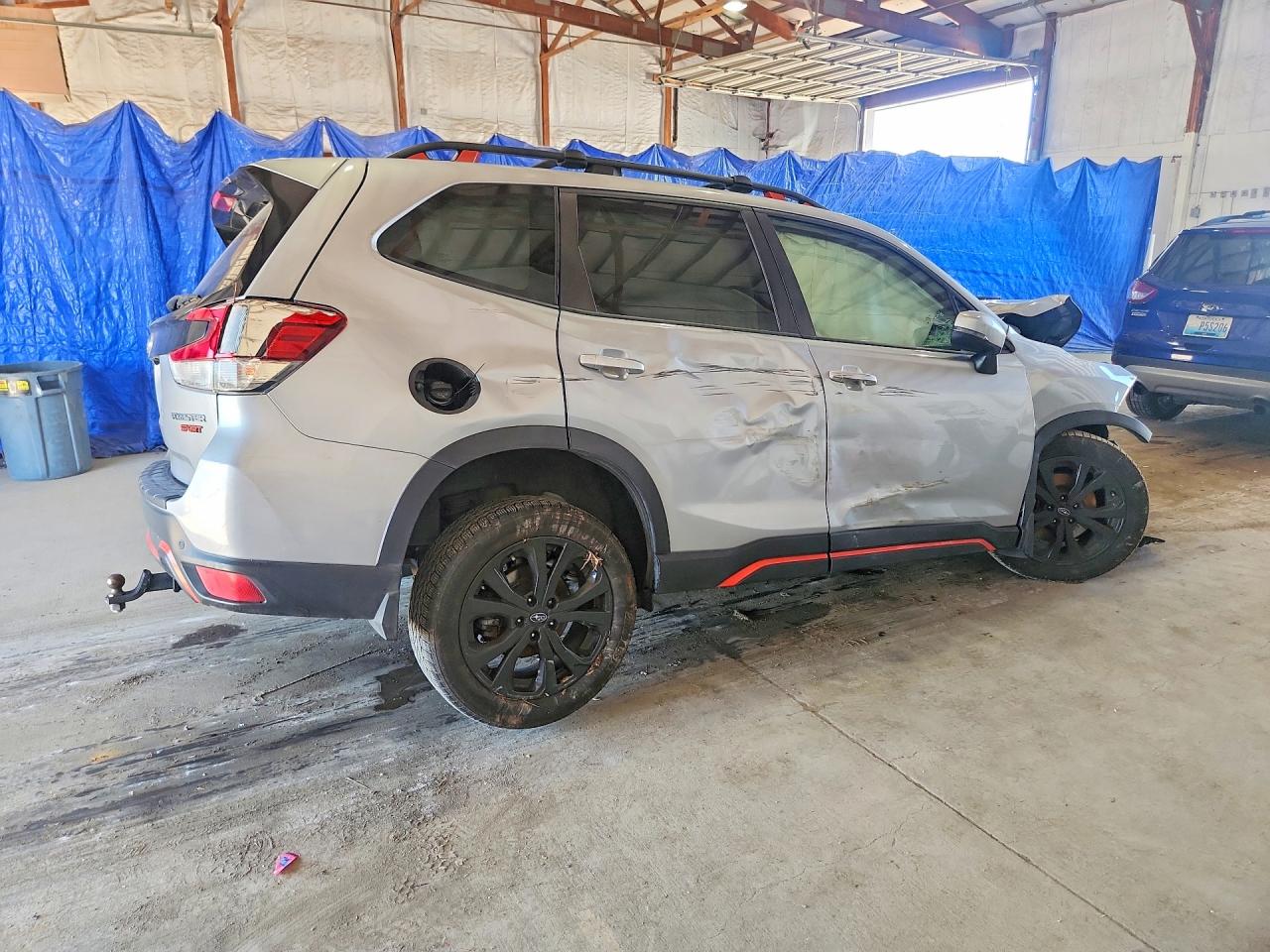 2020 Subaru Forester Sport Silver vin: JF2SKARC1LH410156