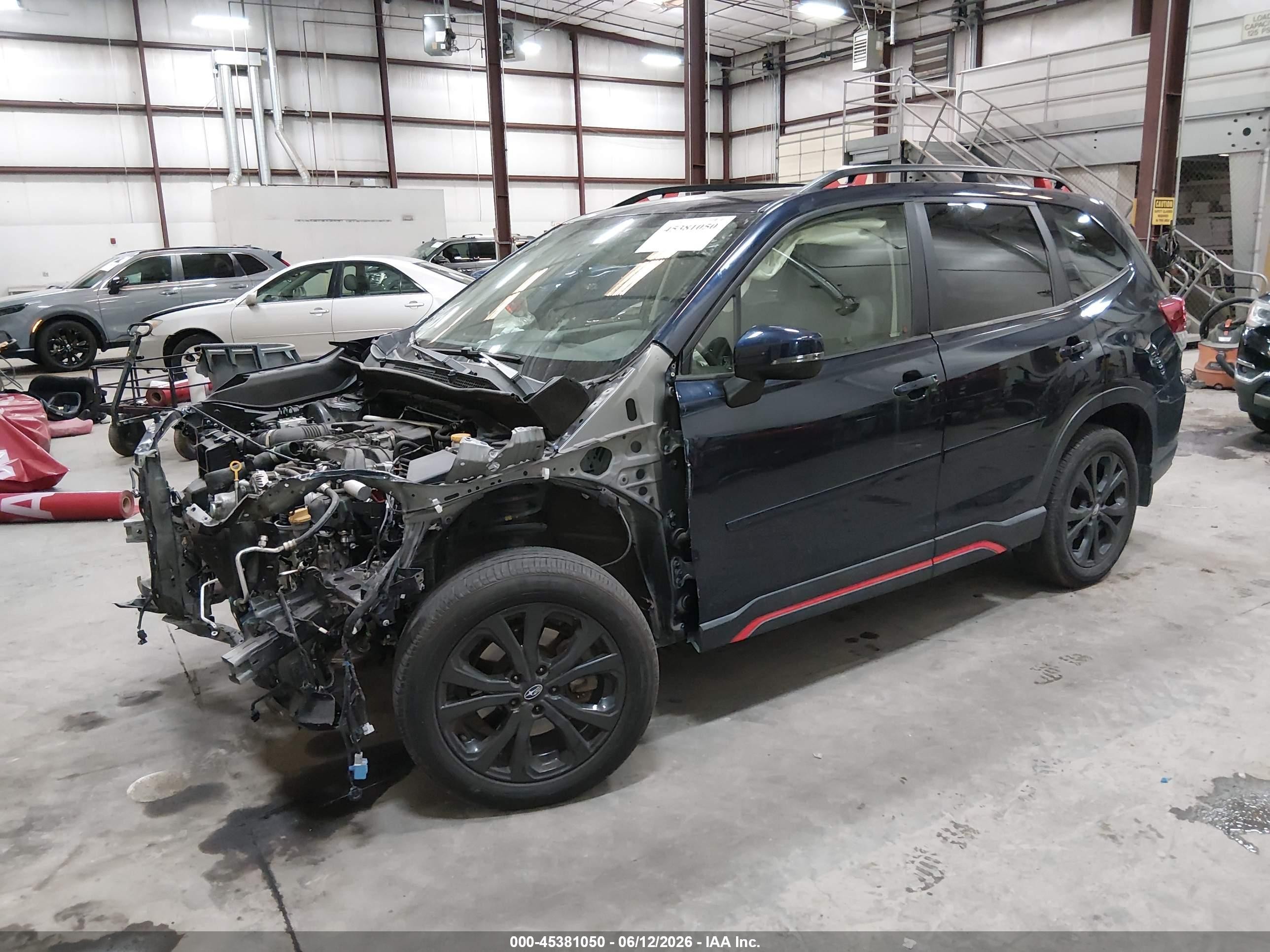 2021 Subaru Forester Sport Blue vin: JF2SKARC1MH440758