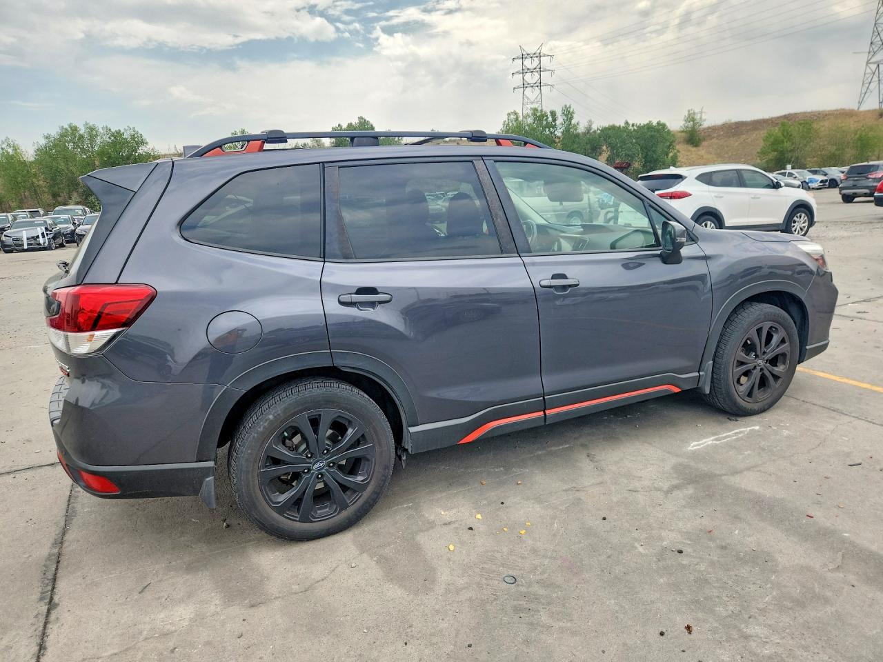 2020 Subaru Forester Sport Серый vin: JF2SKARC3LH419831