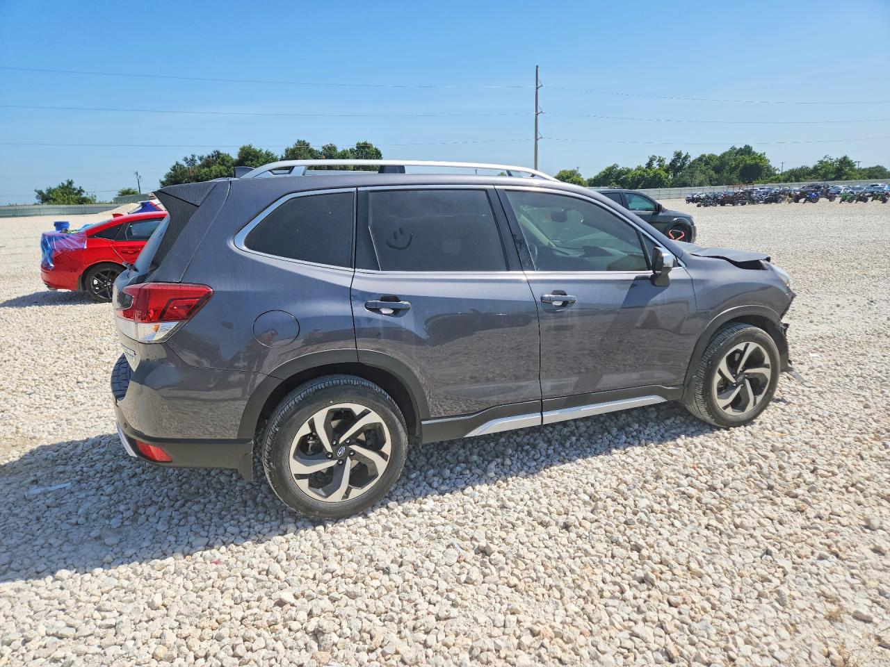 2023 Subaru Forester Touring Gray vin: JF2SKARC4PH519460