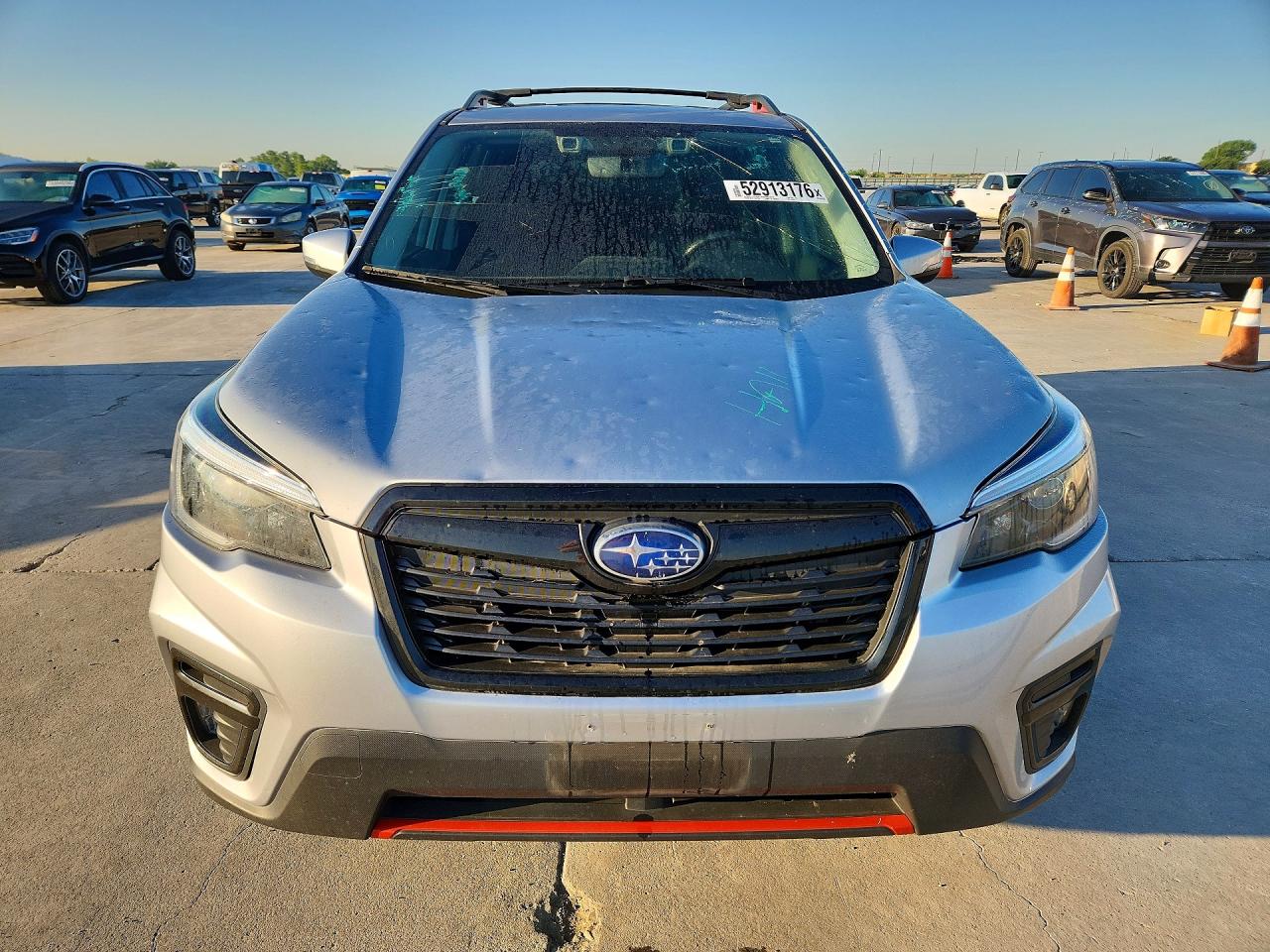 2021 Subaru Forester Sport Серебряный vin: JF2SKARC6MH579476