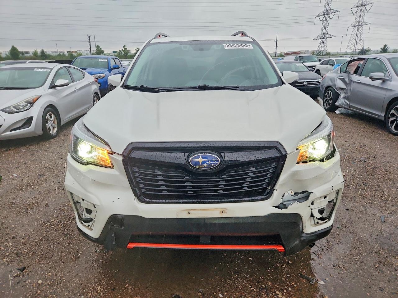 2020 Subaru Forester Sport White vin: JF2SKARC9LH474722