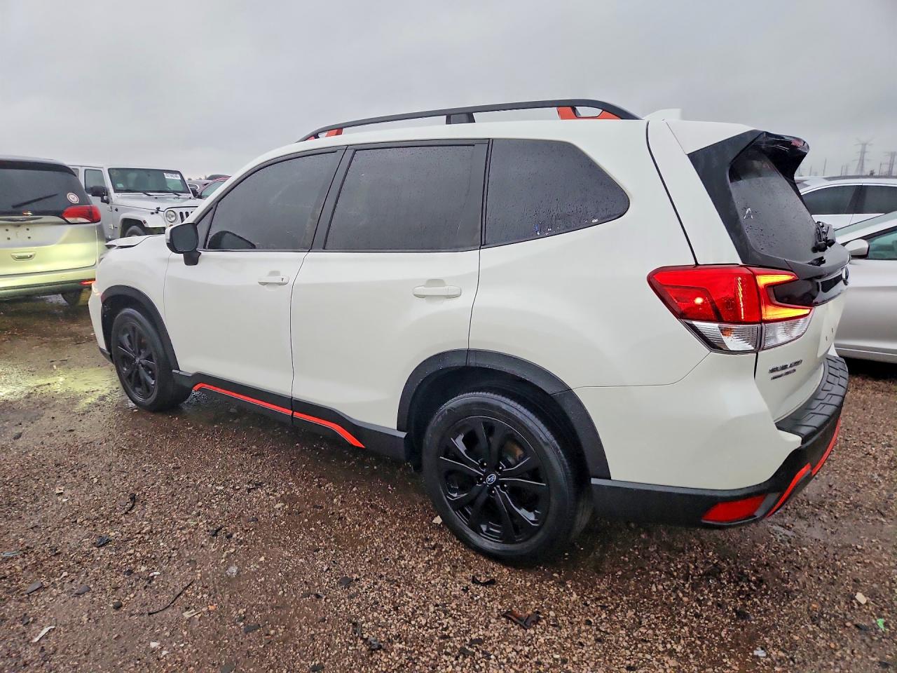 2020 Subaru Forester Sport White vin: JF2SKARC9LH474722
