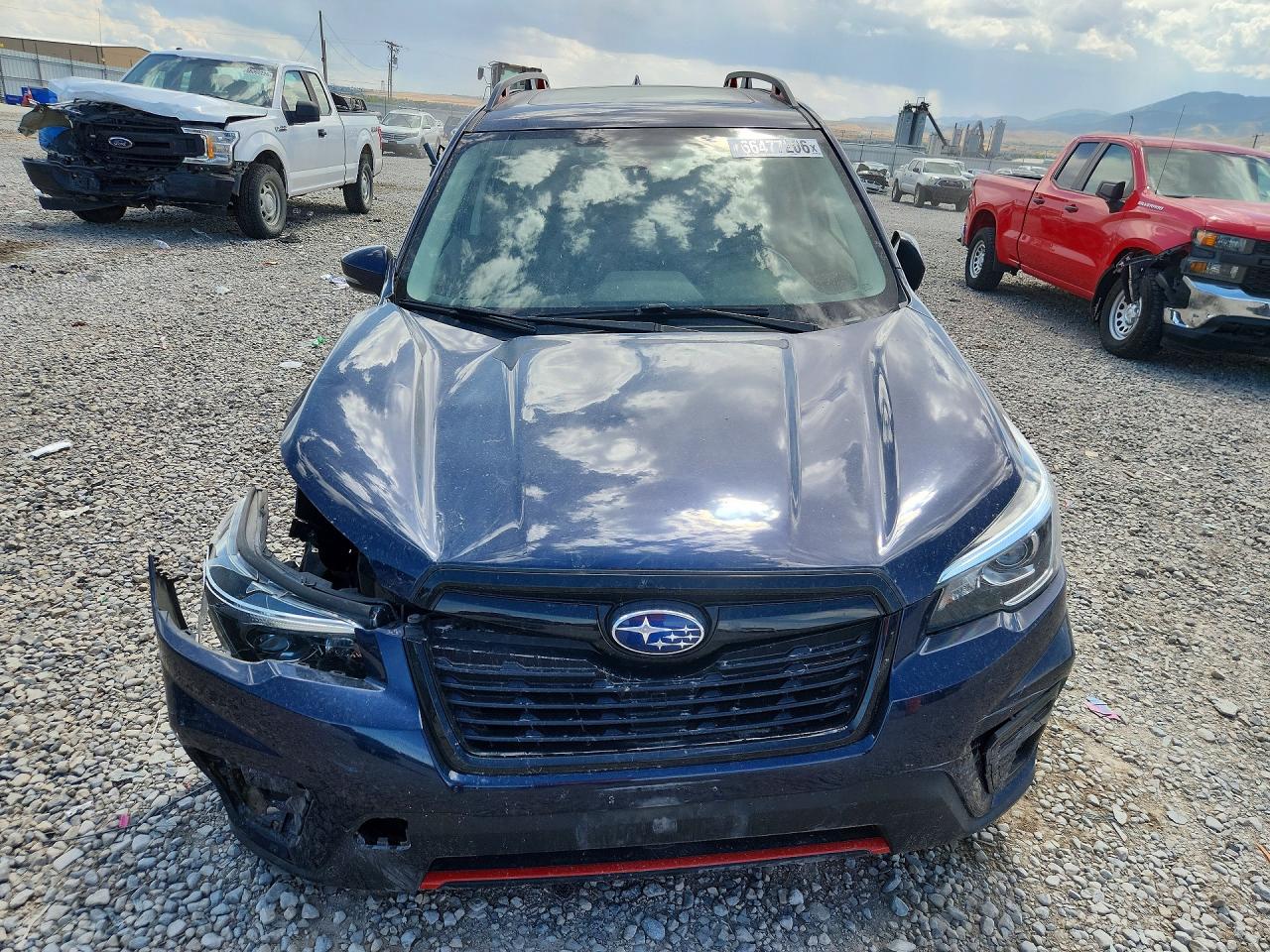 2020 Subaru Forester Sport Blue vin: JF2SKARC9LH598926