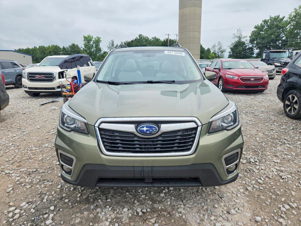 2019 Subaru Forester Limited Зеленый vin: JF2SKASC4KH550078