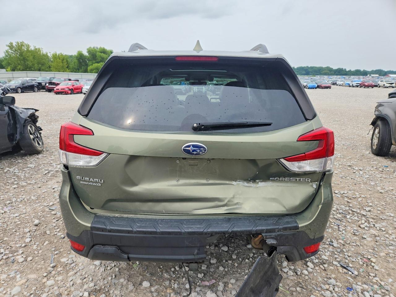 2019 Subaru Forester Limited Зеленый vin: JF2SKASC4KH550078