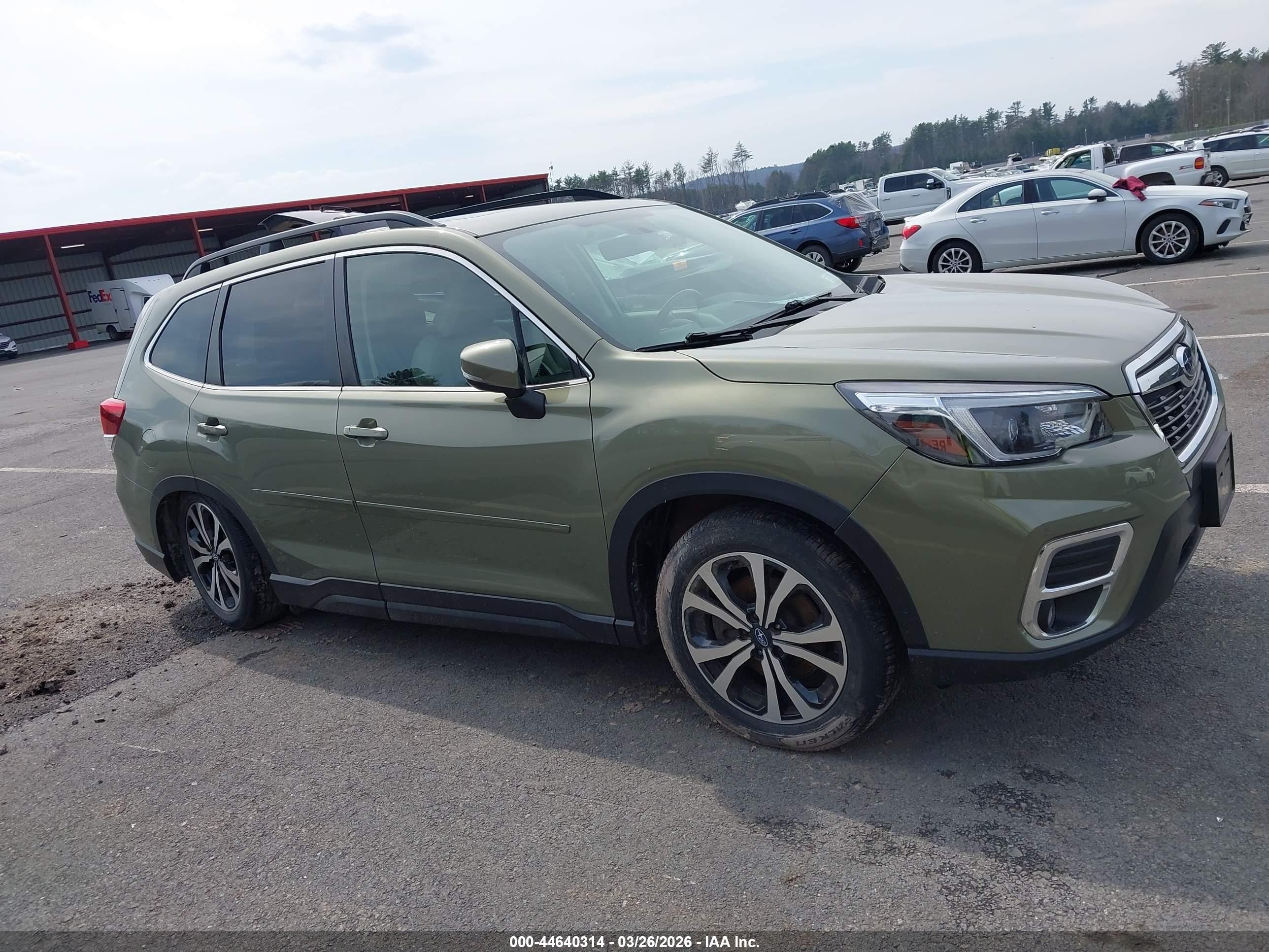 2021 Subaru Forester Limited Green vin: JF2SKASC7MH480871