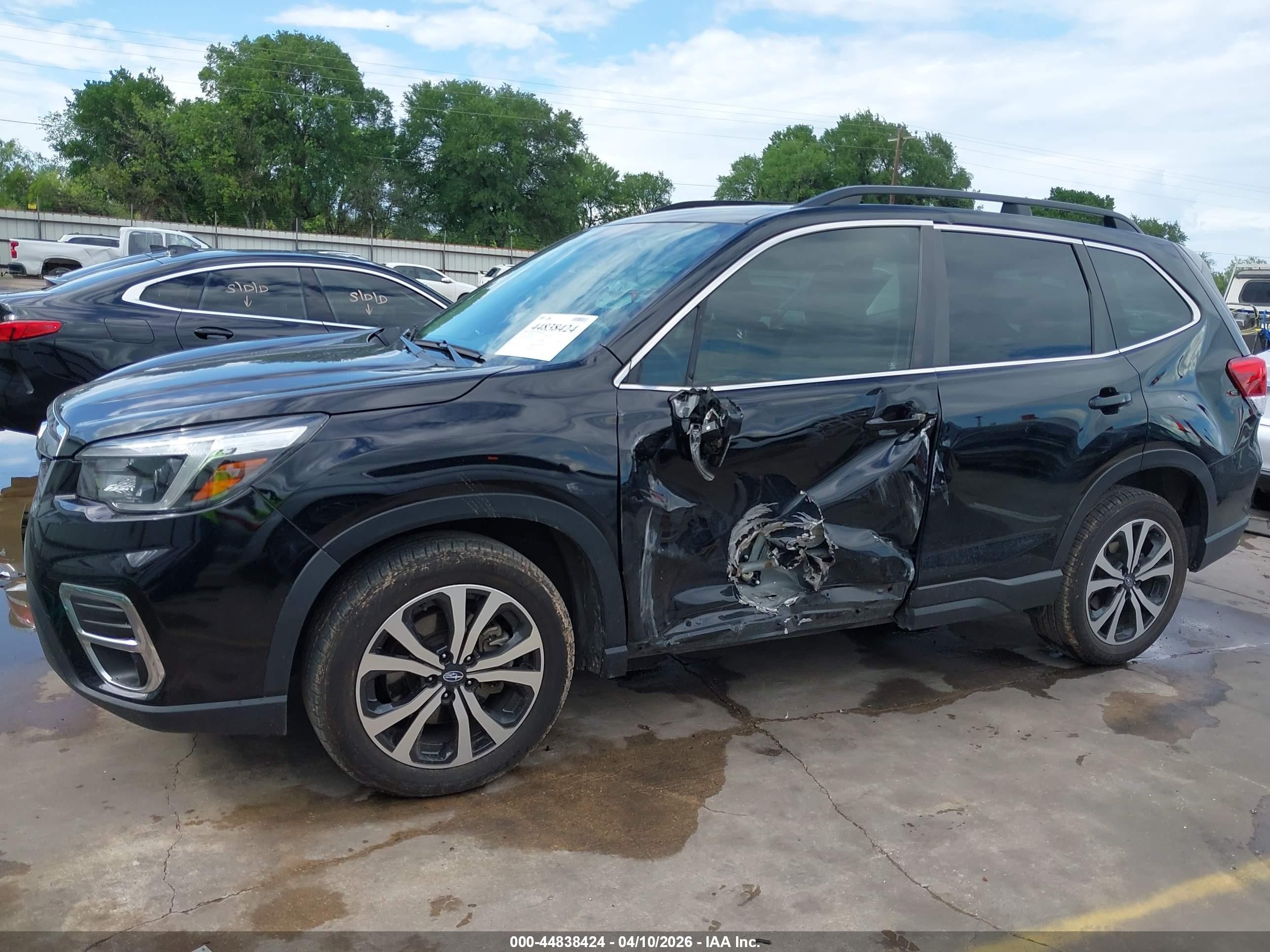 2021 Subaru Forester Limited Черный vin: JF2SKAUC3MH416386