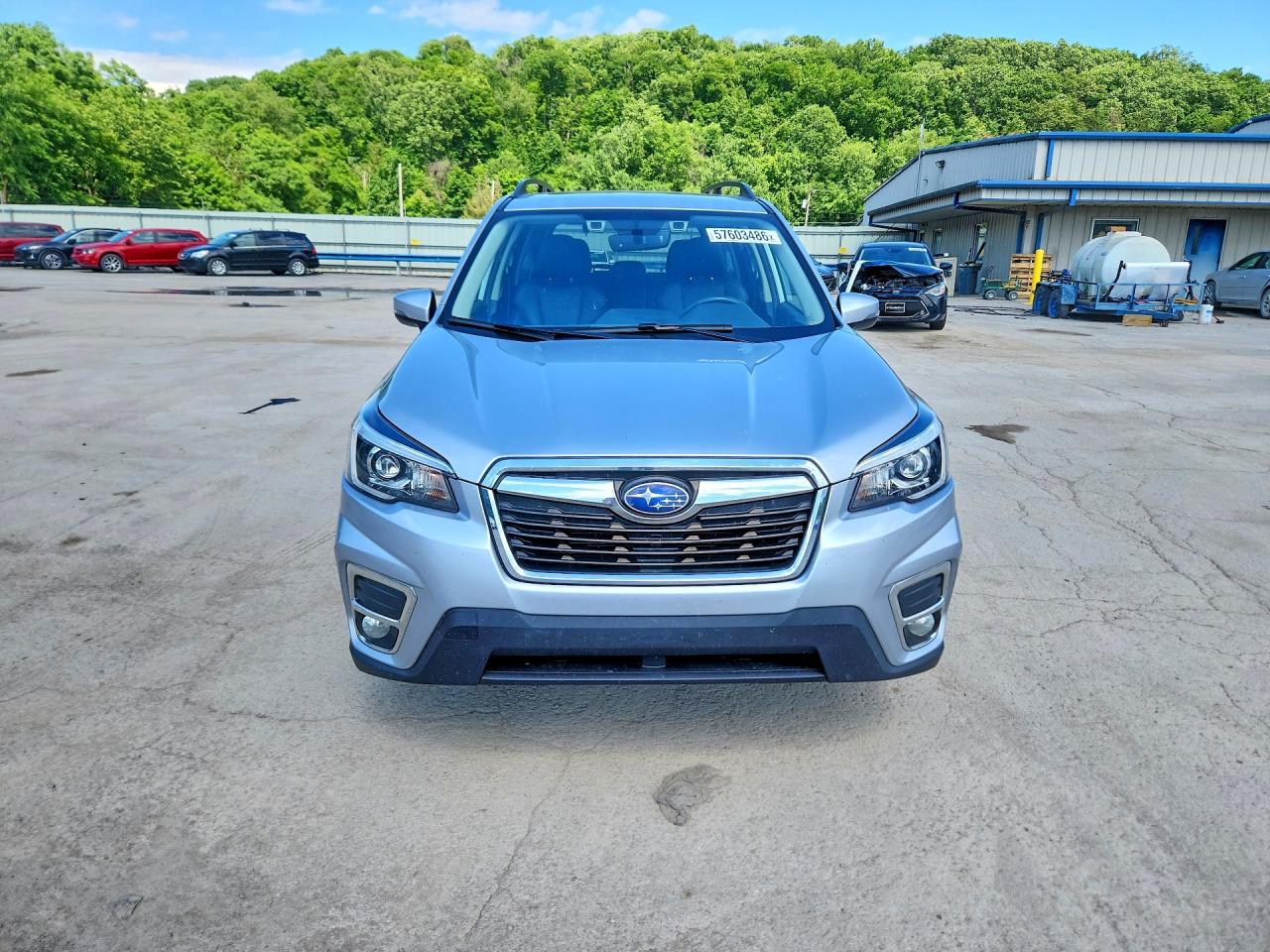 2020 Subaru Forester Limited Silver vin: JF2SKAUC7LH438096