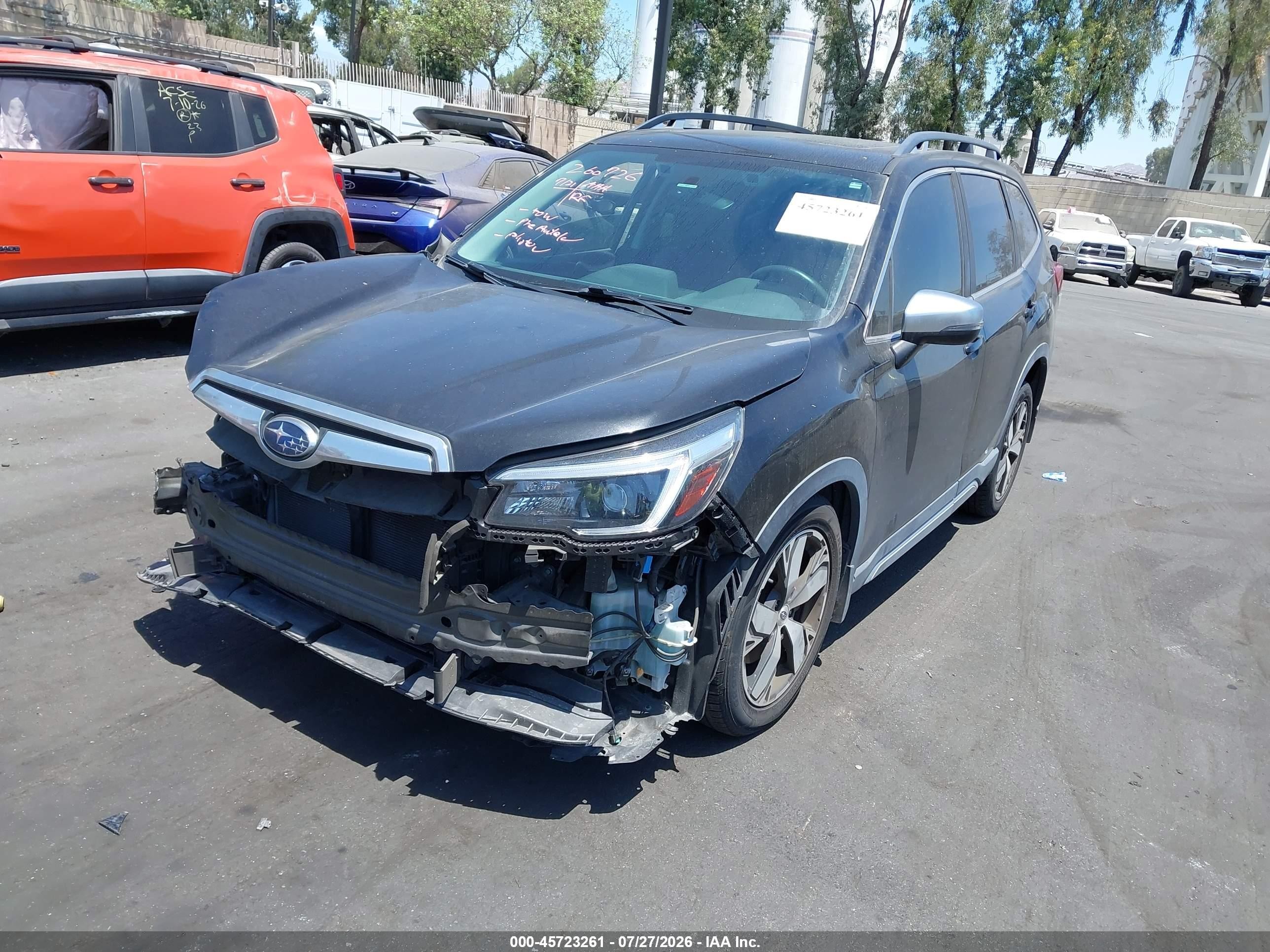 2021 Subaru Forester Touring Black vin: JF2SKAXC5MH490601