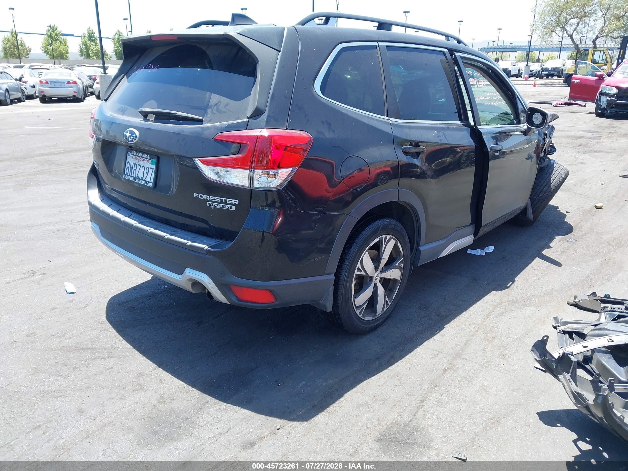2021 Subaru Forester Touring Black vin: JF2SKAXC5MH490601