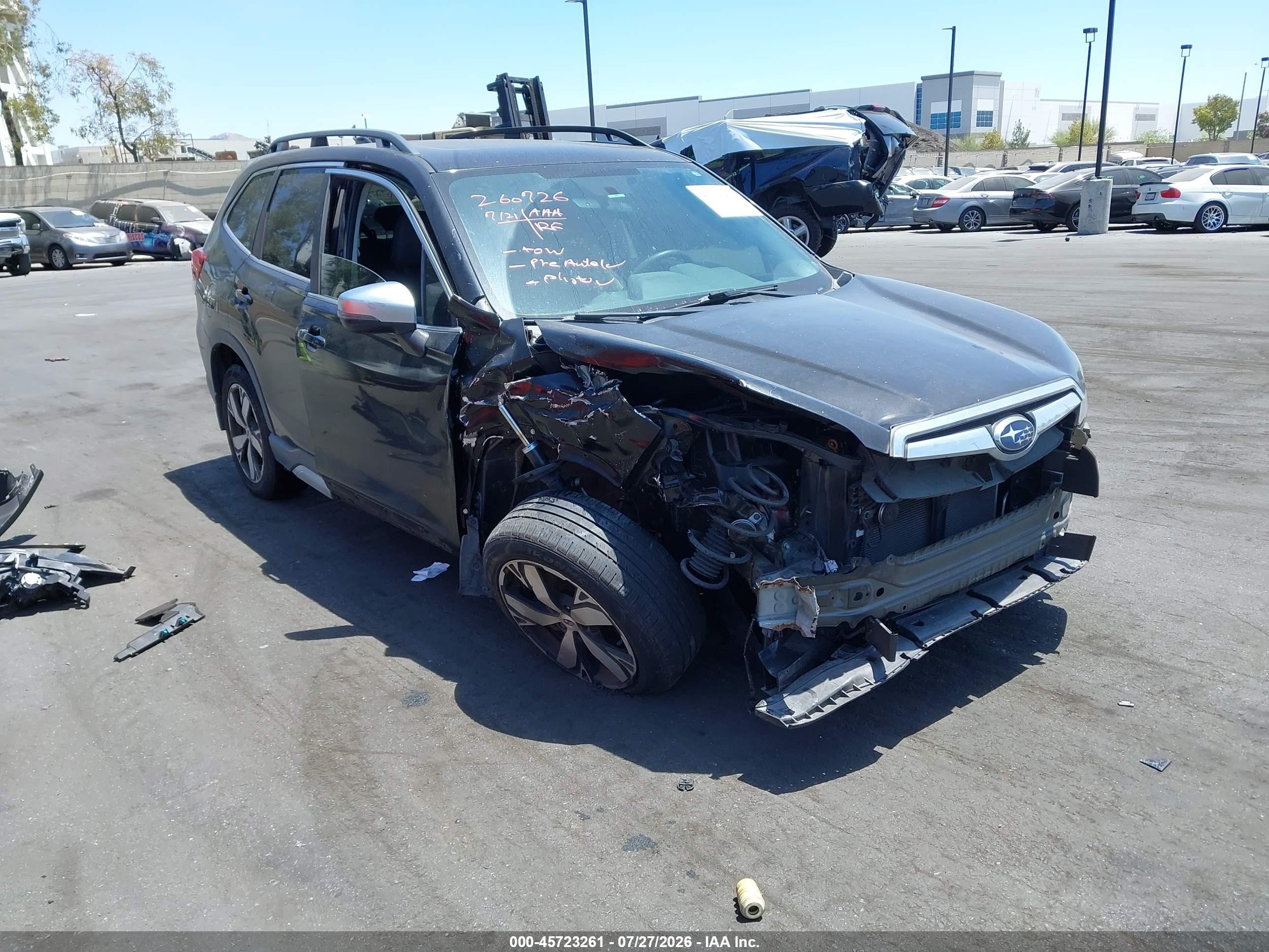 2021 Subaru Forester Touring Black vin: JF2SKAXC5MH490601