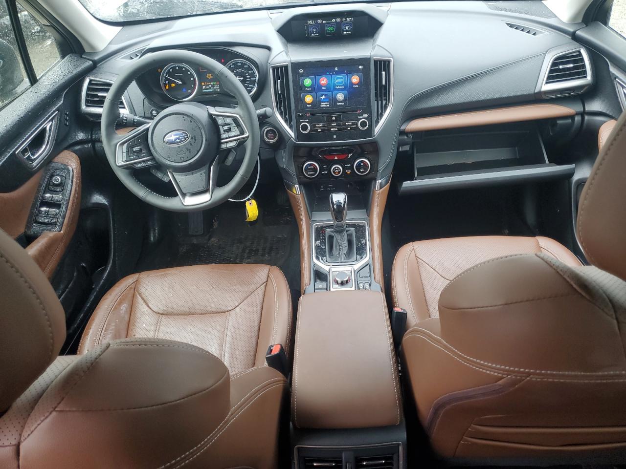 2021 Subaru Forester Touring Зеленый vin: JF2SKAXC6MH593185