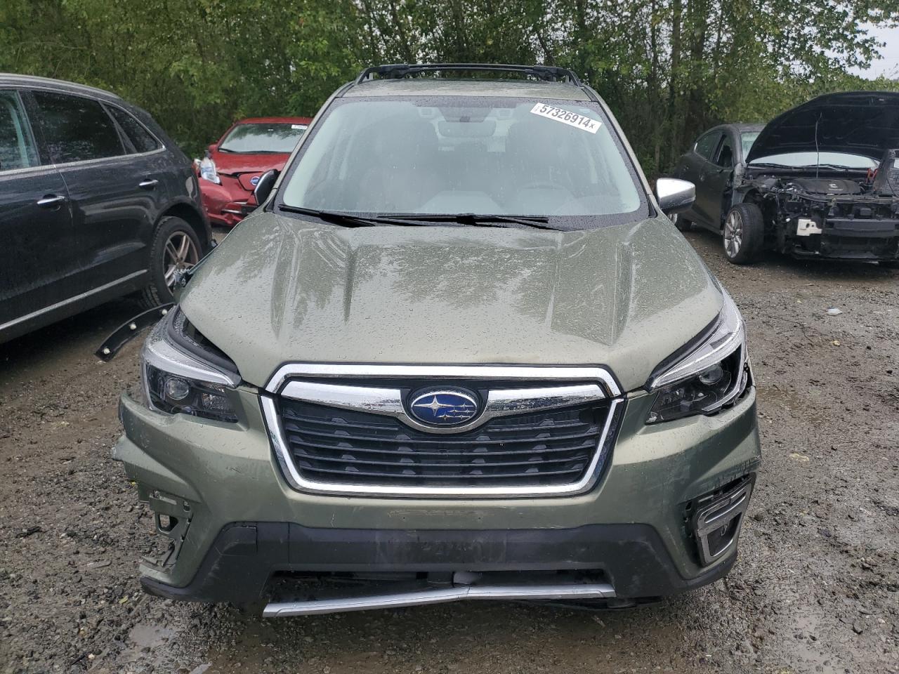 2021 Subaru Forester Touring Зеленый vin: JF2SKAXC6MH593185