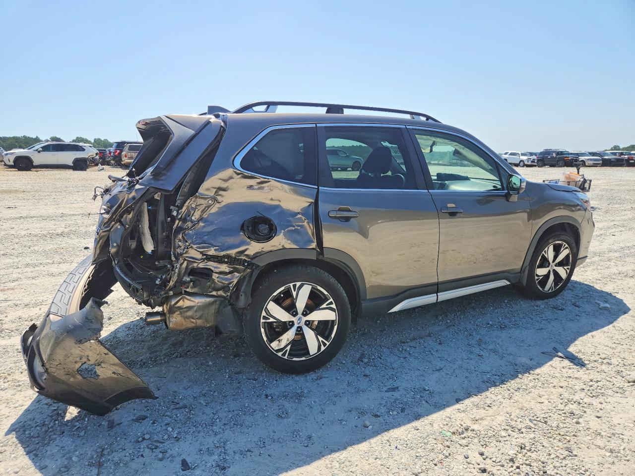 2020 Subaru Forester Touring Gray vin: JF2SKAXC7LH484328