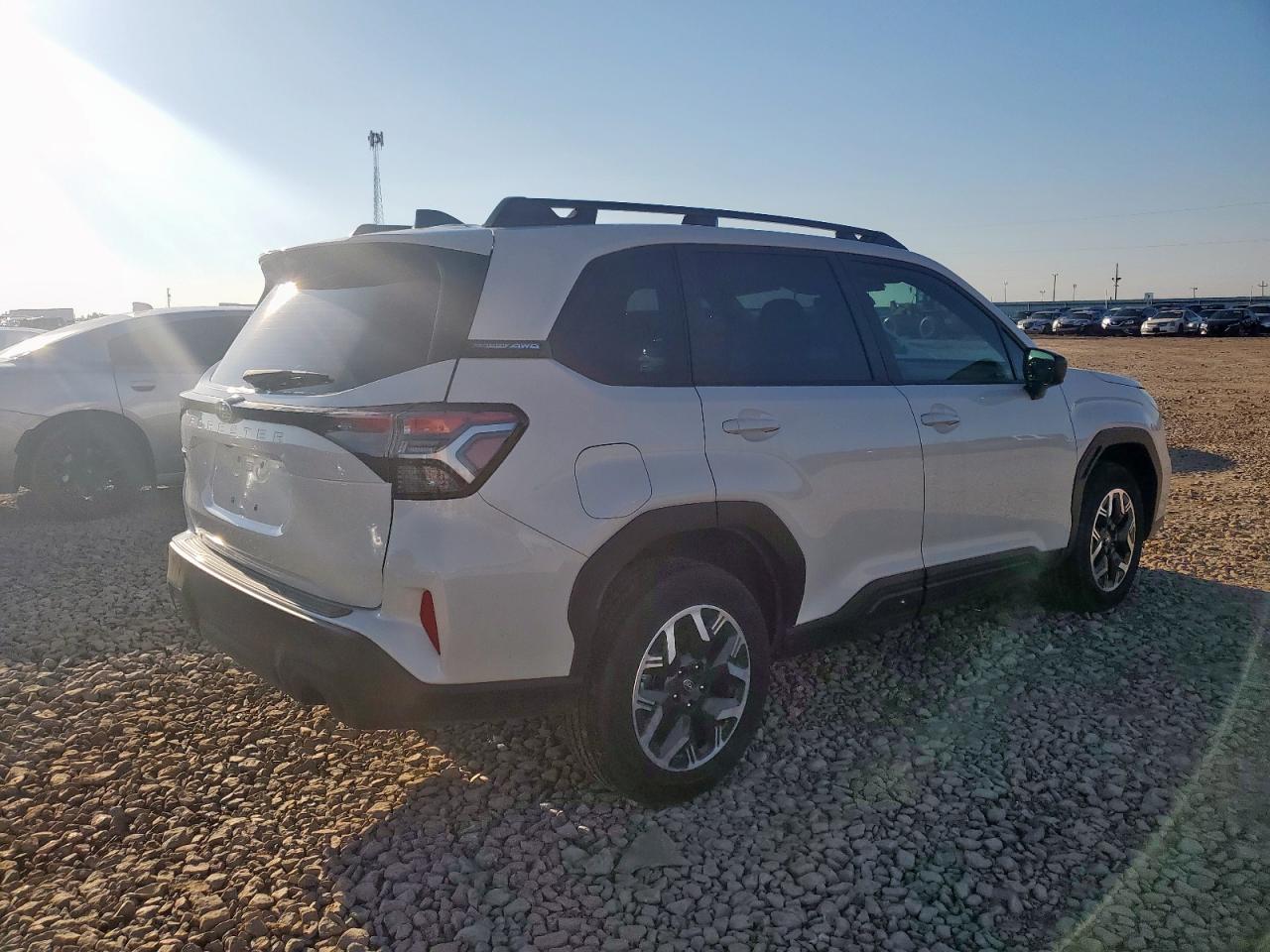 2025 Subaru Forester White vin: JF2SLDAC4SH493638