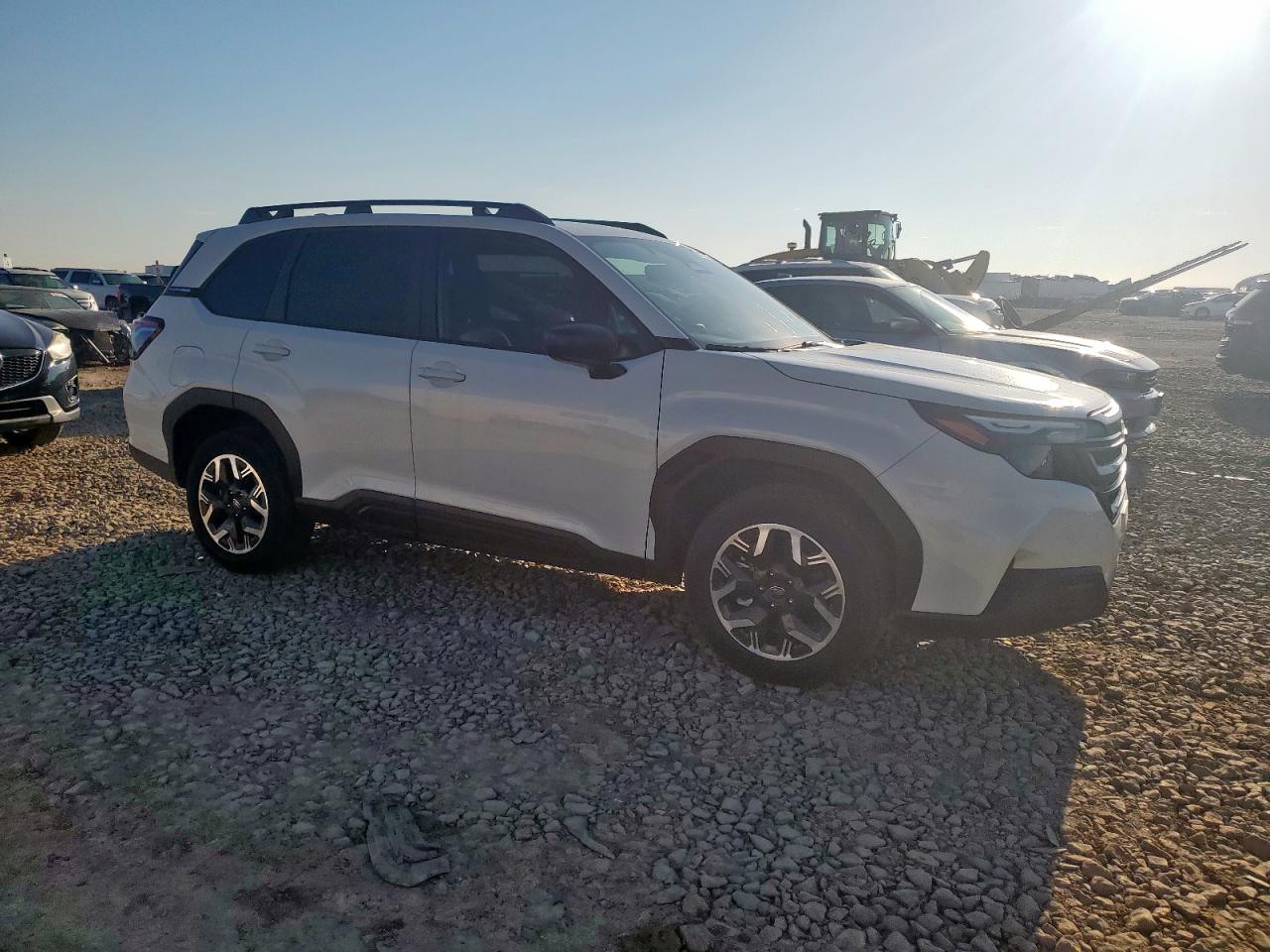 2025 Subaru Forester White vin: JF2SLDAC4SH493638