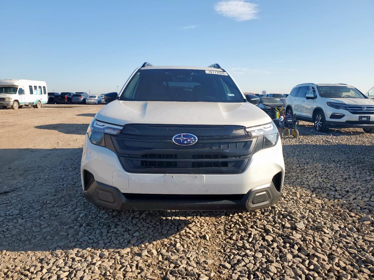 2025 Subaru Forester White vin: JF2SLDAC4SH493638