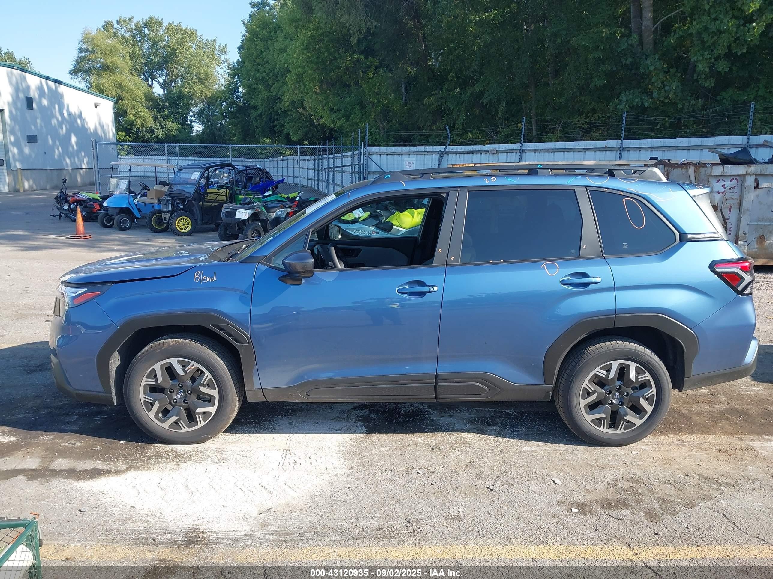2025 Subaru Forester Premium Blue vin: JF2SLDBC5SH529643