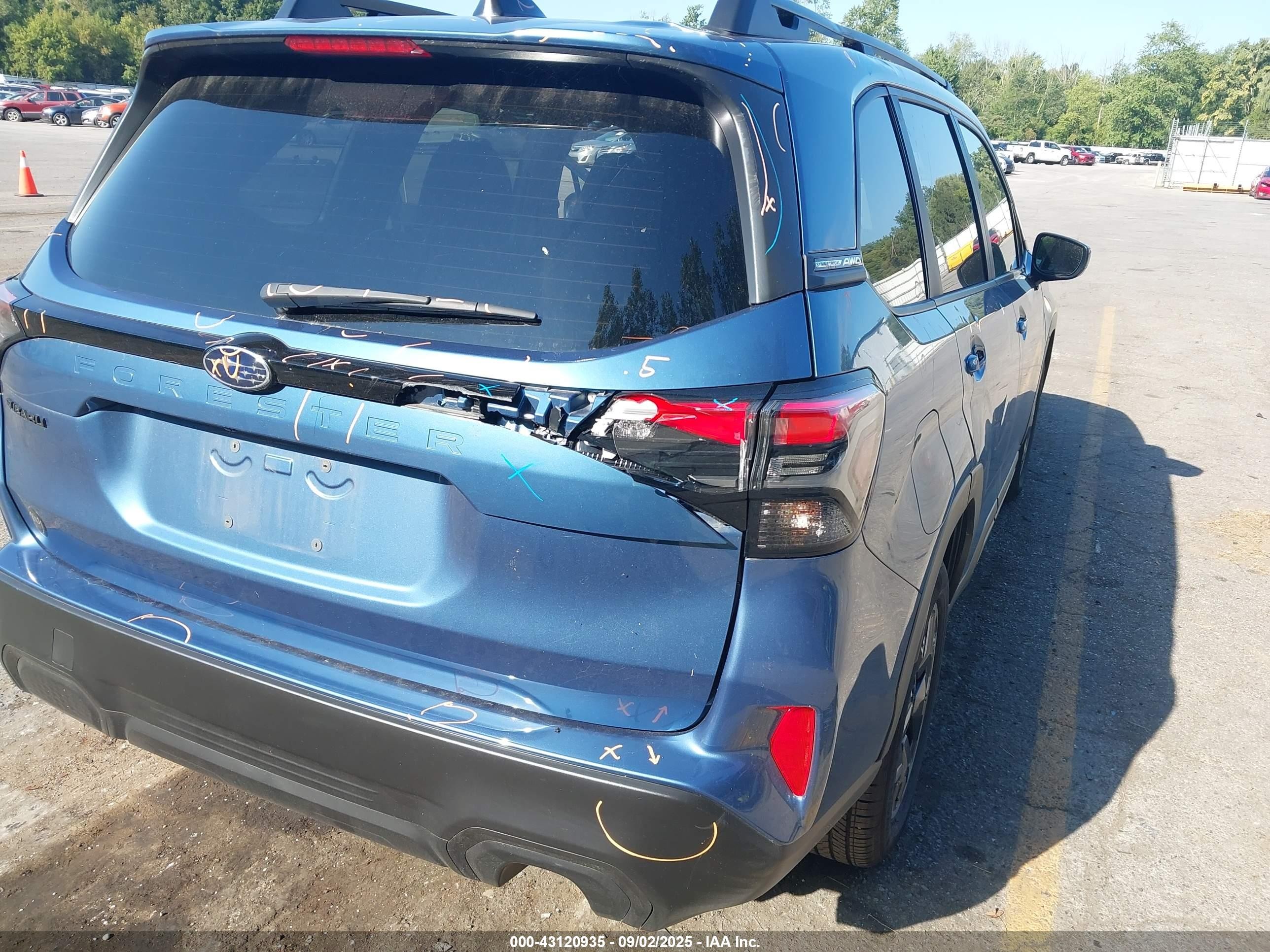 2025 Subaru Forester Premium Blue vin: JF2SLDBC5SH529643