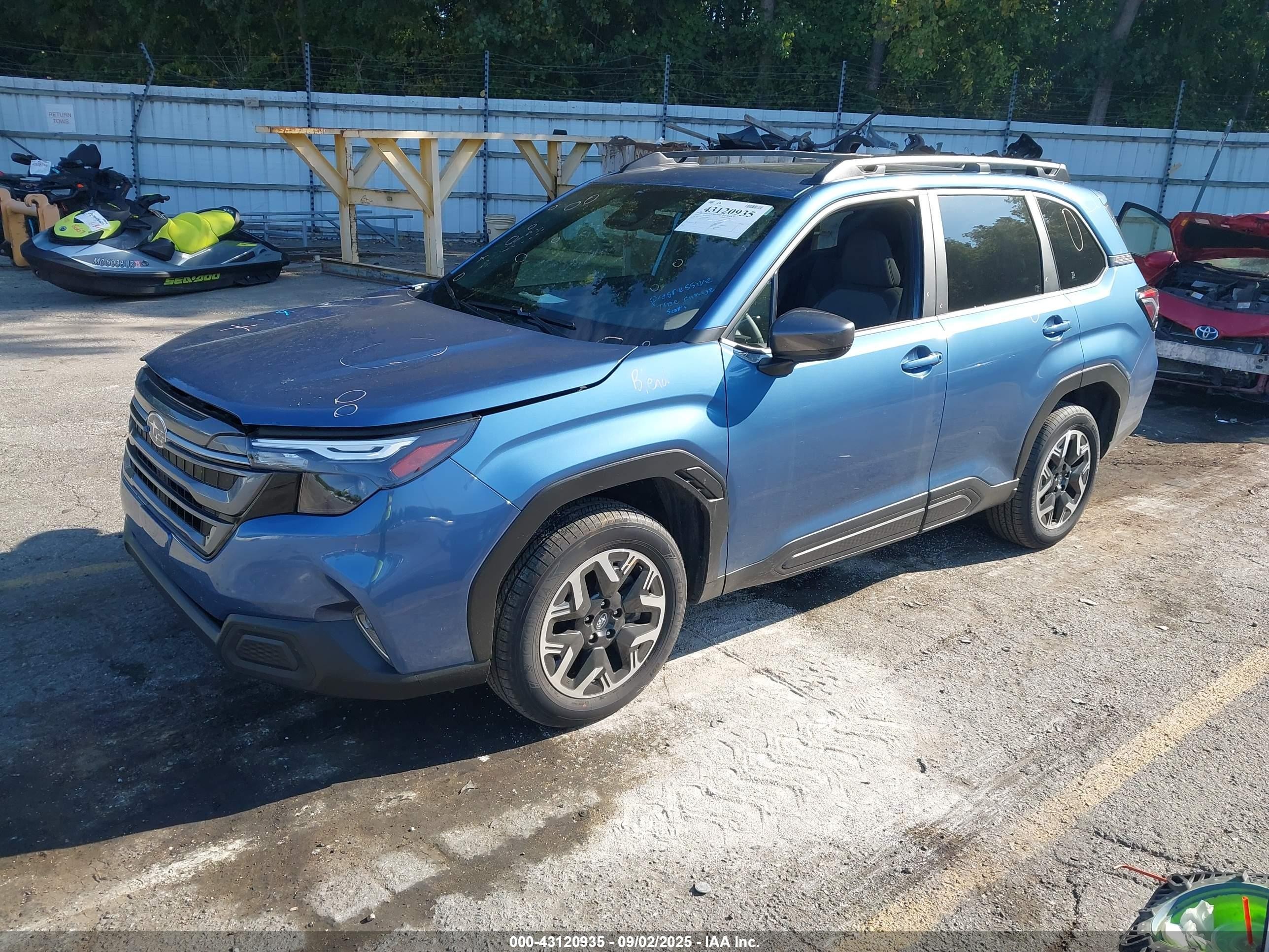 2025 Subaru Forester Premium Blue vin: JF2SLDBC5SH529643