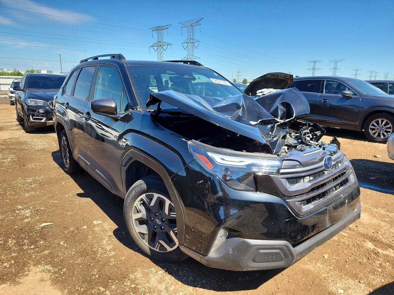 2025 Subaru Forester Premium Черный vin: JF2SLDBC6SH576468