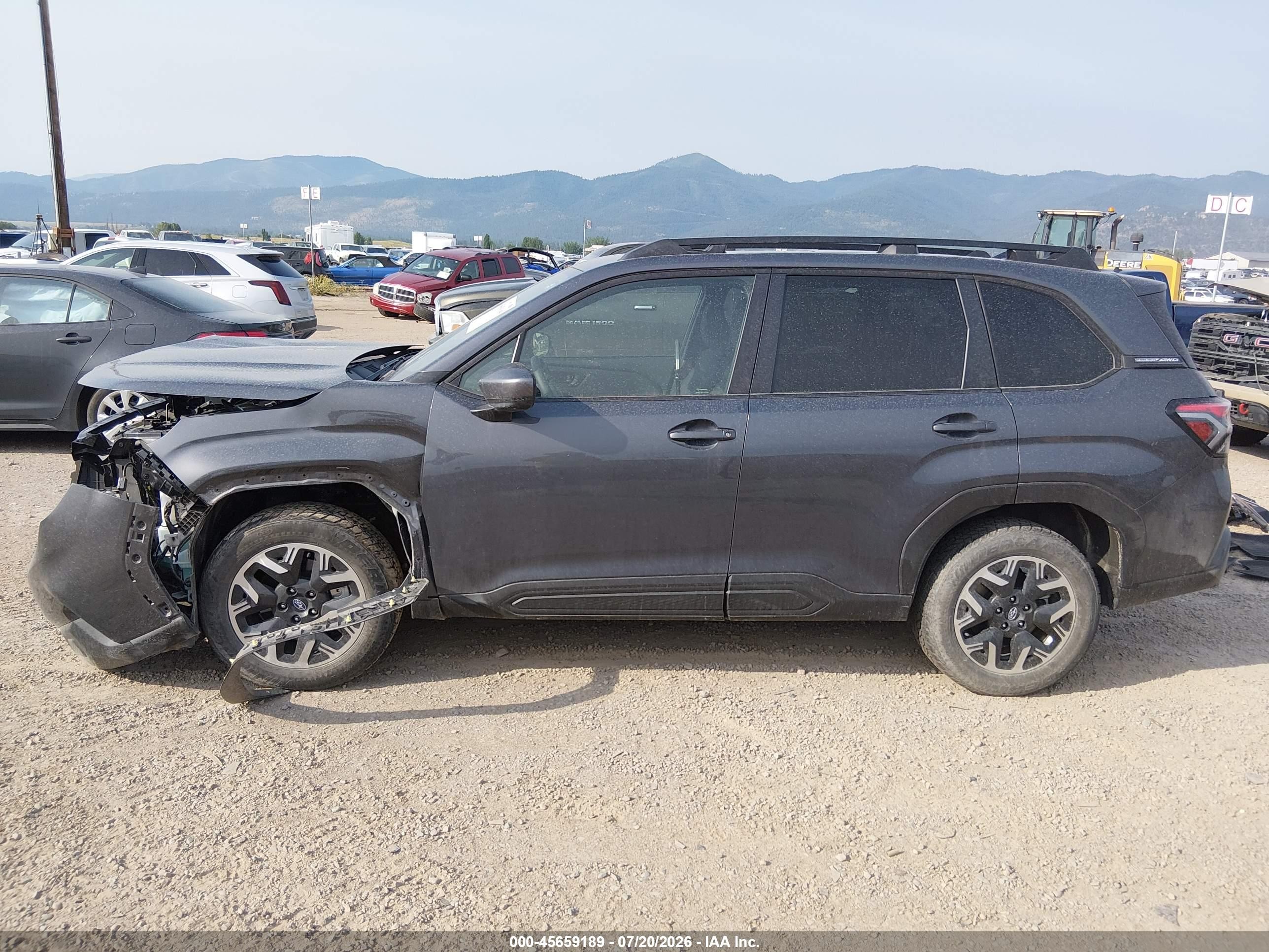 2025 Subaru Forester Premium Gray vin: JF2SLDDC7SH525123
