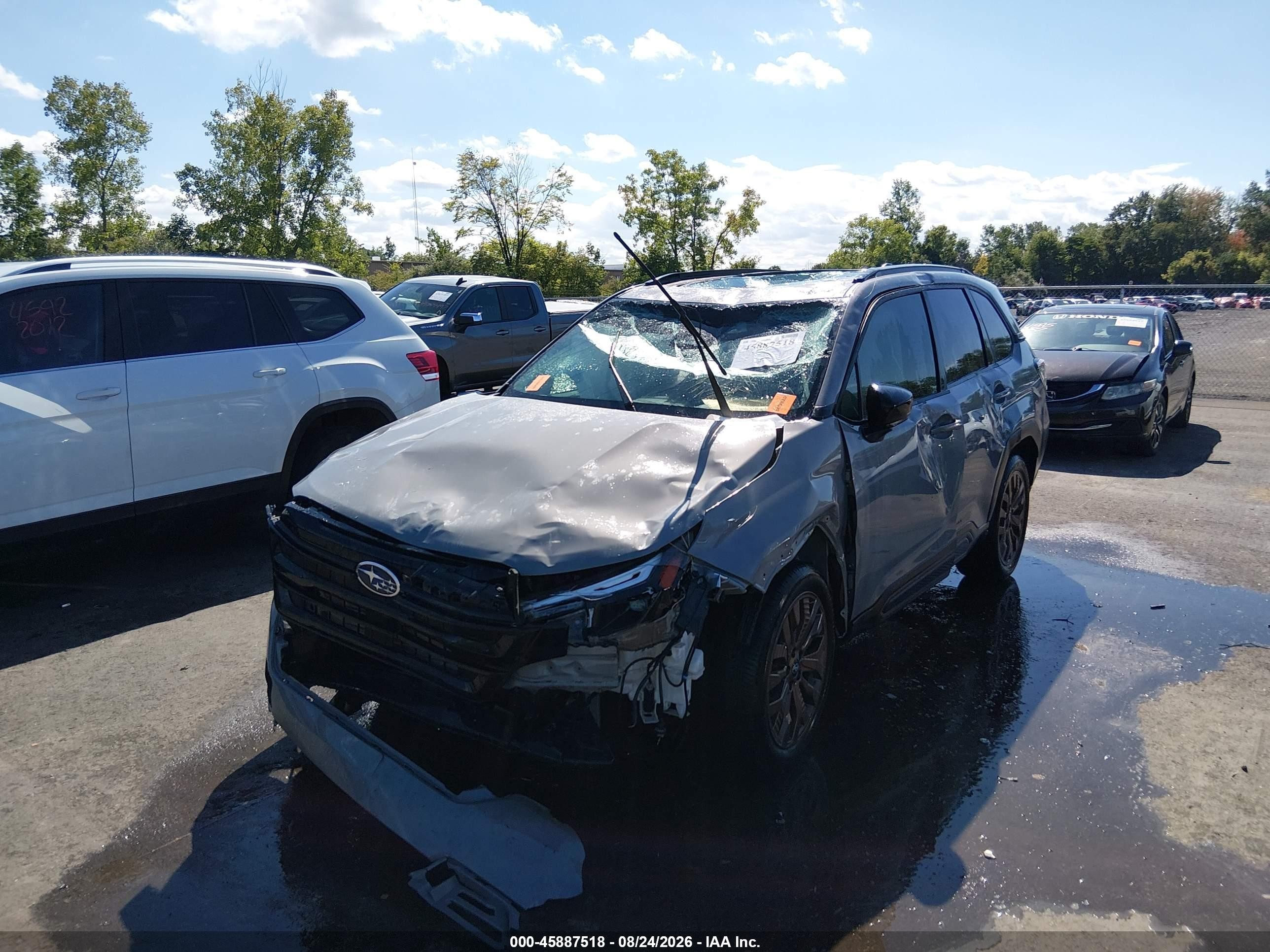 2025 Subaru Forester Sport Gray vin: JF2SLDHC5SH563122