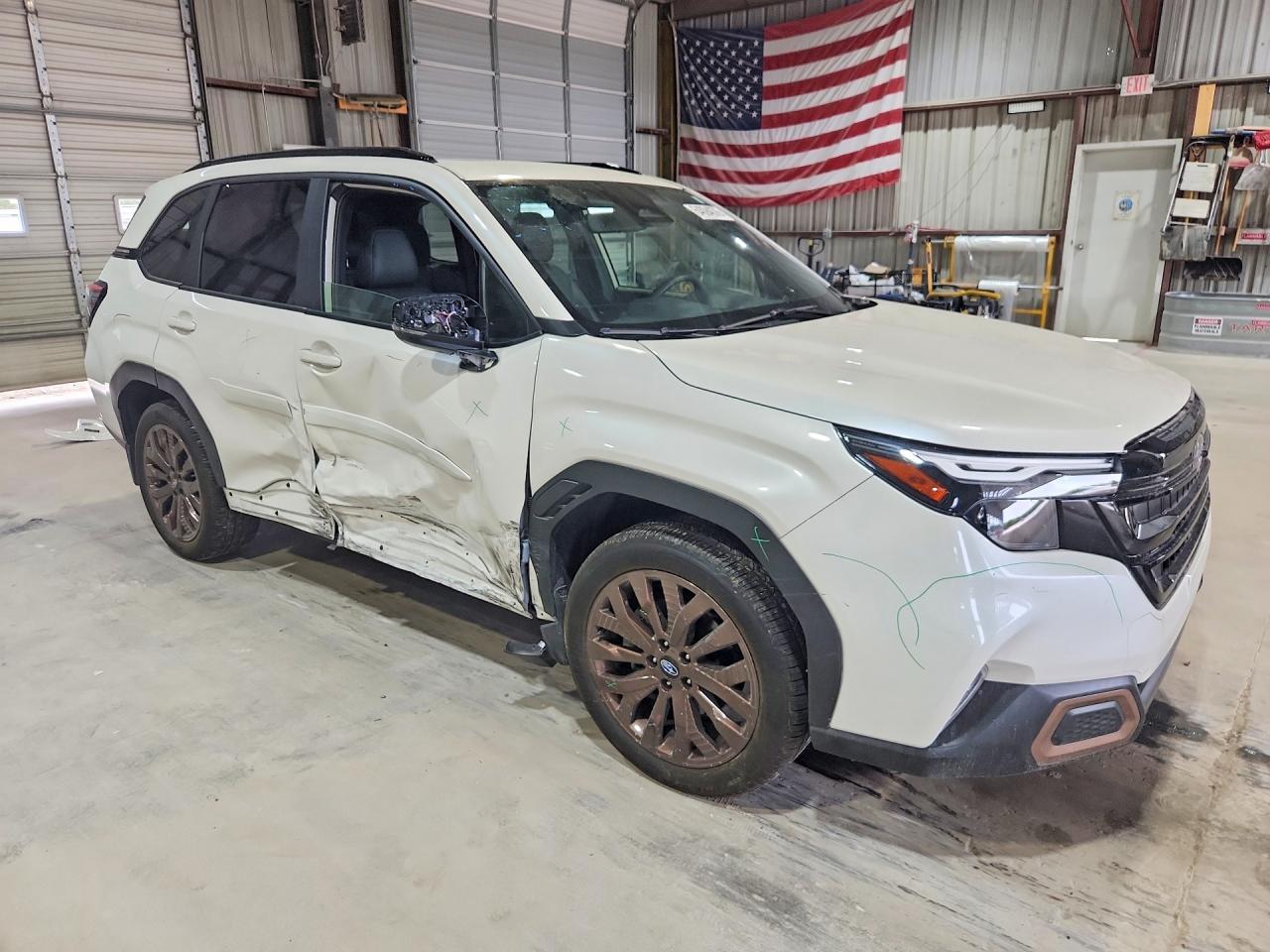 2025 Subaru Forester Sport White vin: JF2SLDHCXSH468846