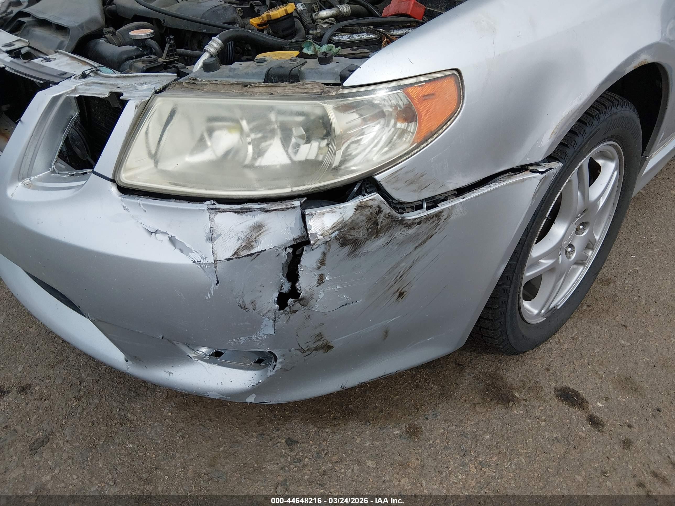 2005 Saab 9-2x Aero Silver vin: JF4GG22615G057483