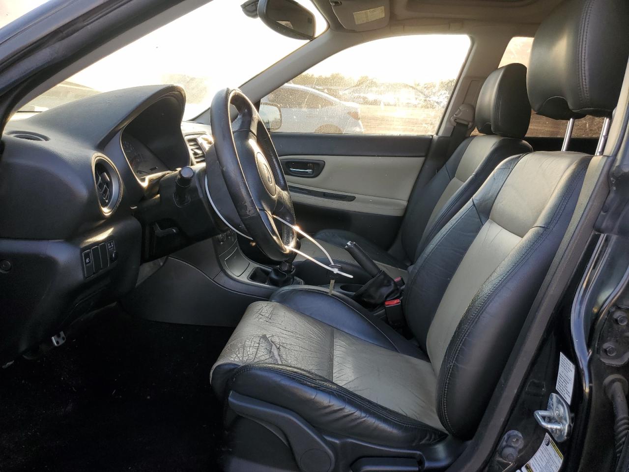 2005 Saab 9-2 Aero Black vin: JF4GG22675G052479
