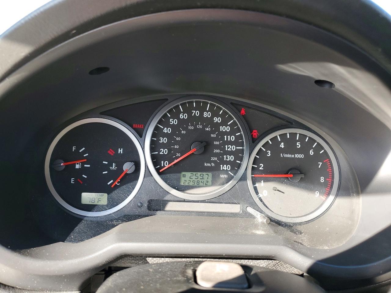 2005 Saab 9-2 Aero Silver vin: JF4GG22685G057223