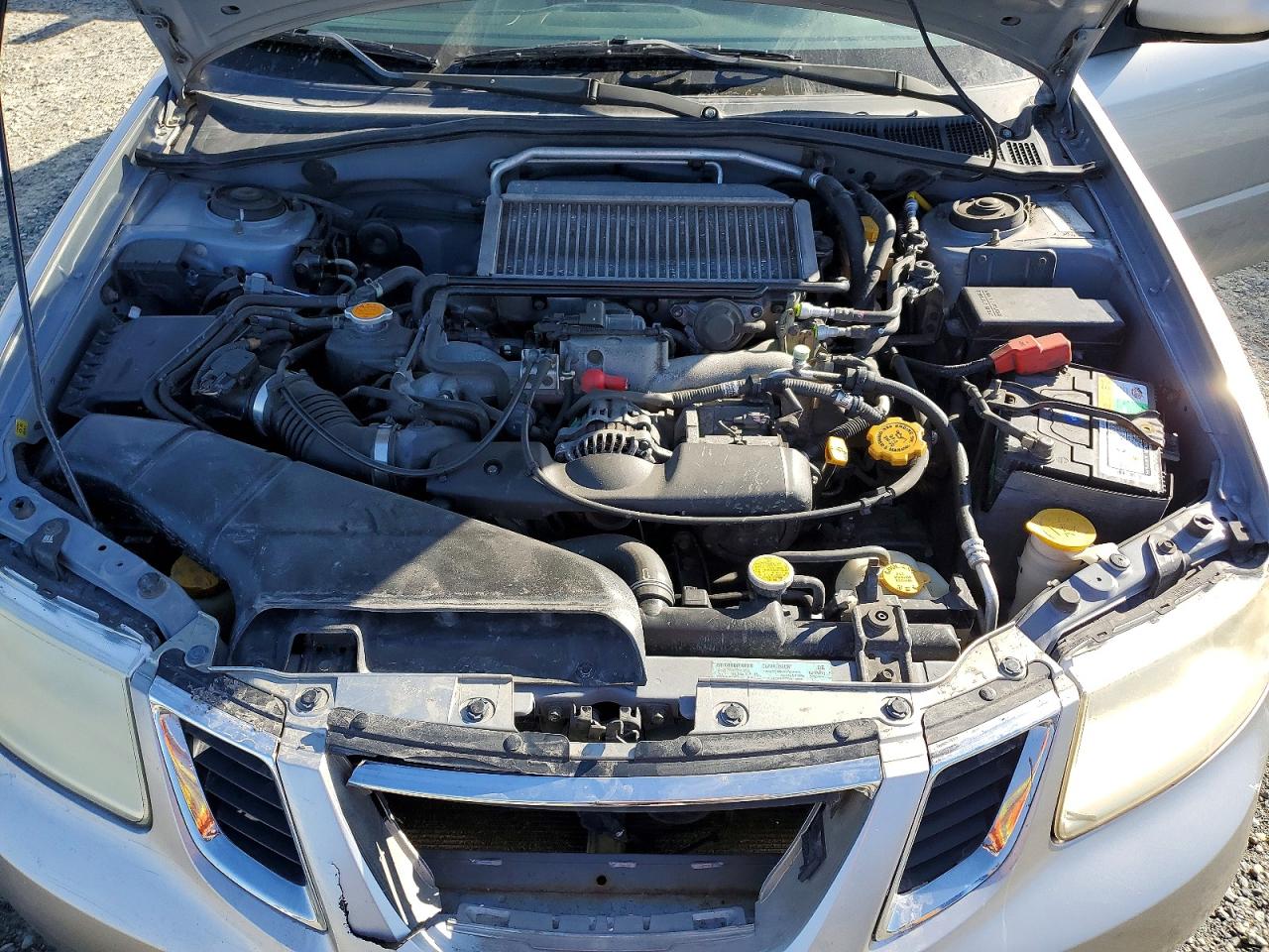 2005 Saab 9-2 Aero Silver vin: JF4GG22685G057223