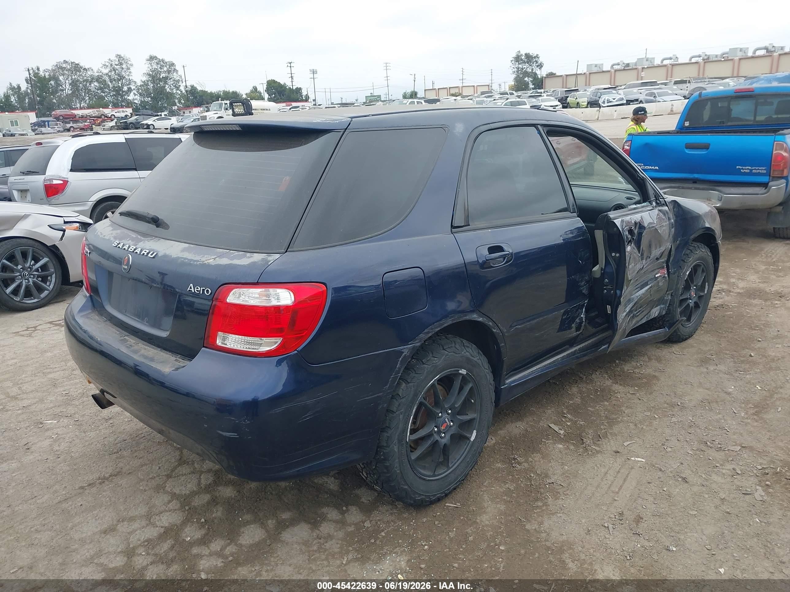 2005 Saab 9-2x Aero Синий vin: JF4GG22695G051284