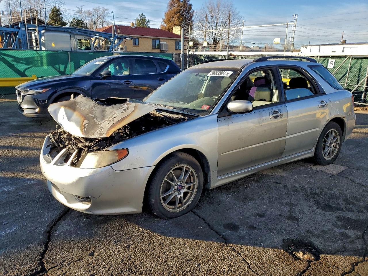 2005 Saab 9-2 Aero Silver vin: JF4GG22695H053854