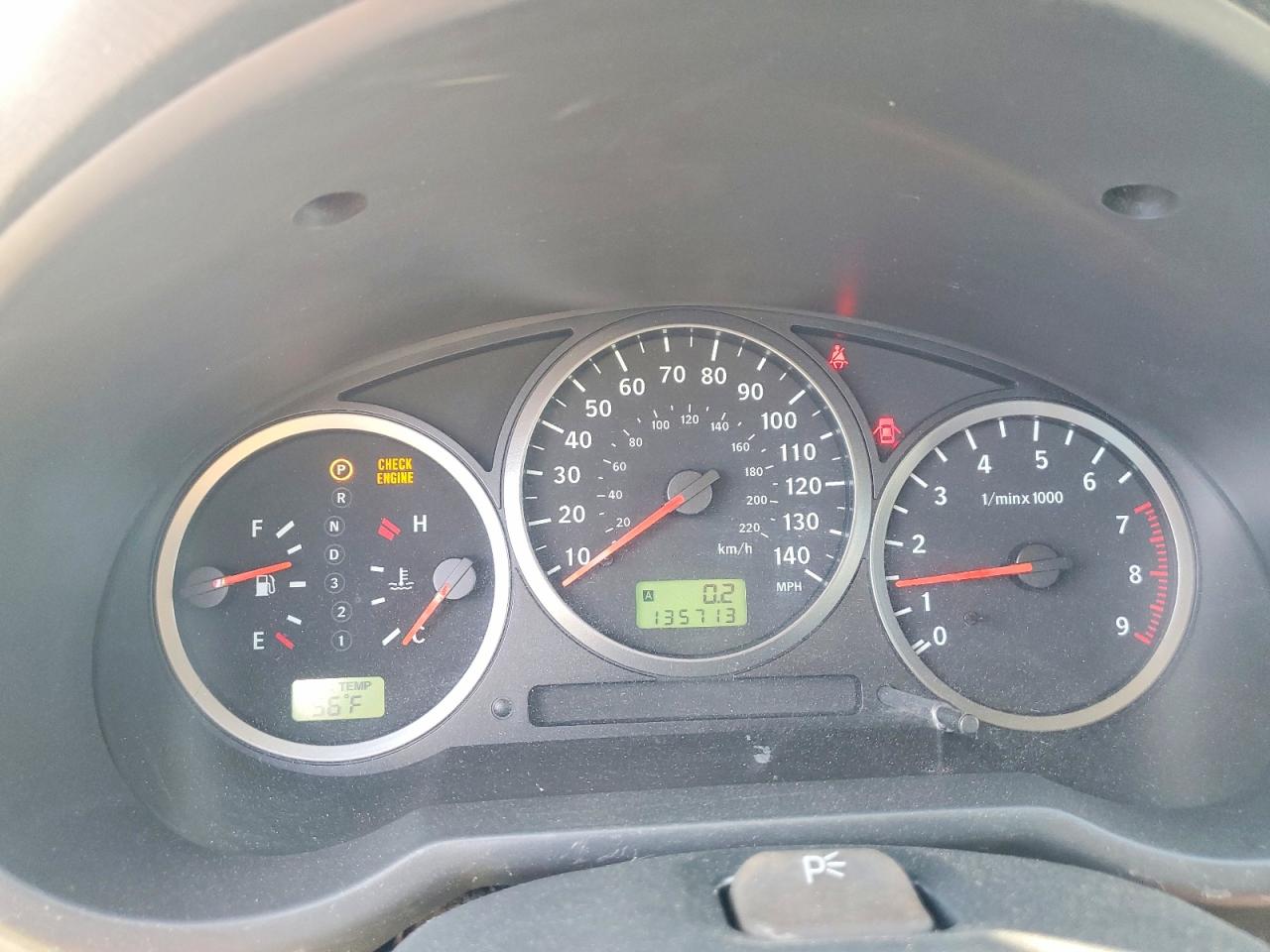 2005 Saab 9-2 Aero Black vin: JF4GG22695H057032