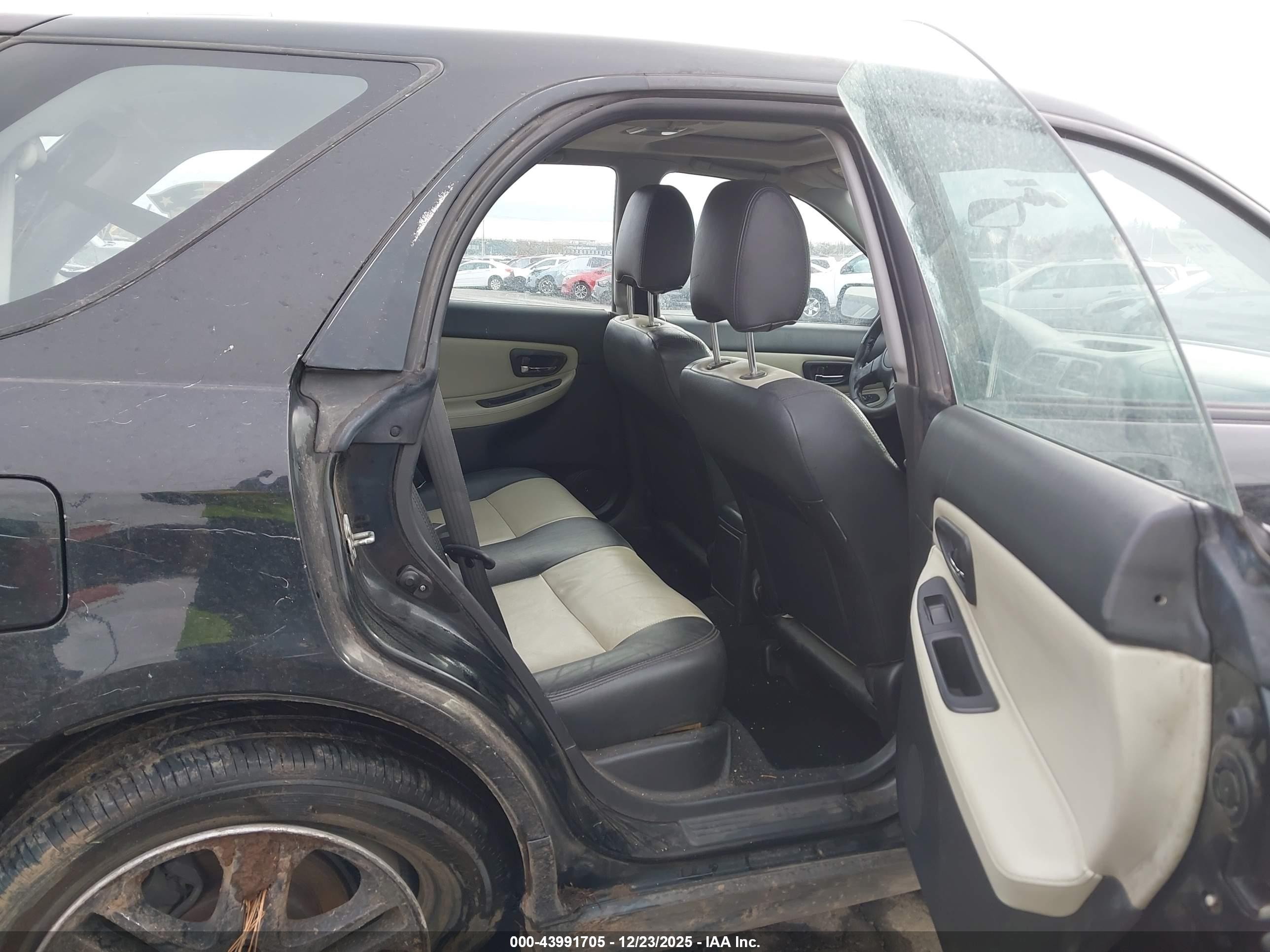 2005 Saab 9-2x Linear Черный vin: JF4GG61605H053766