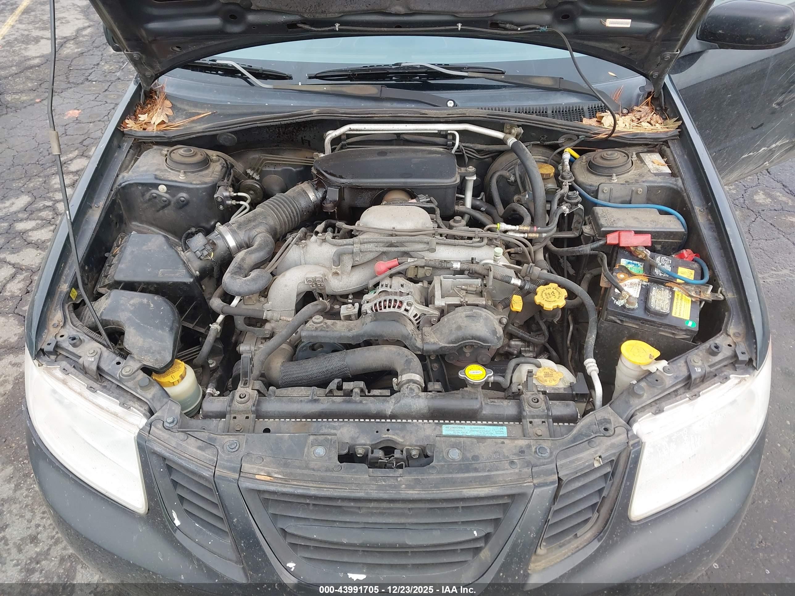 2005 Saab 9-2x Linear Черный vin: JF4GG61605H053766