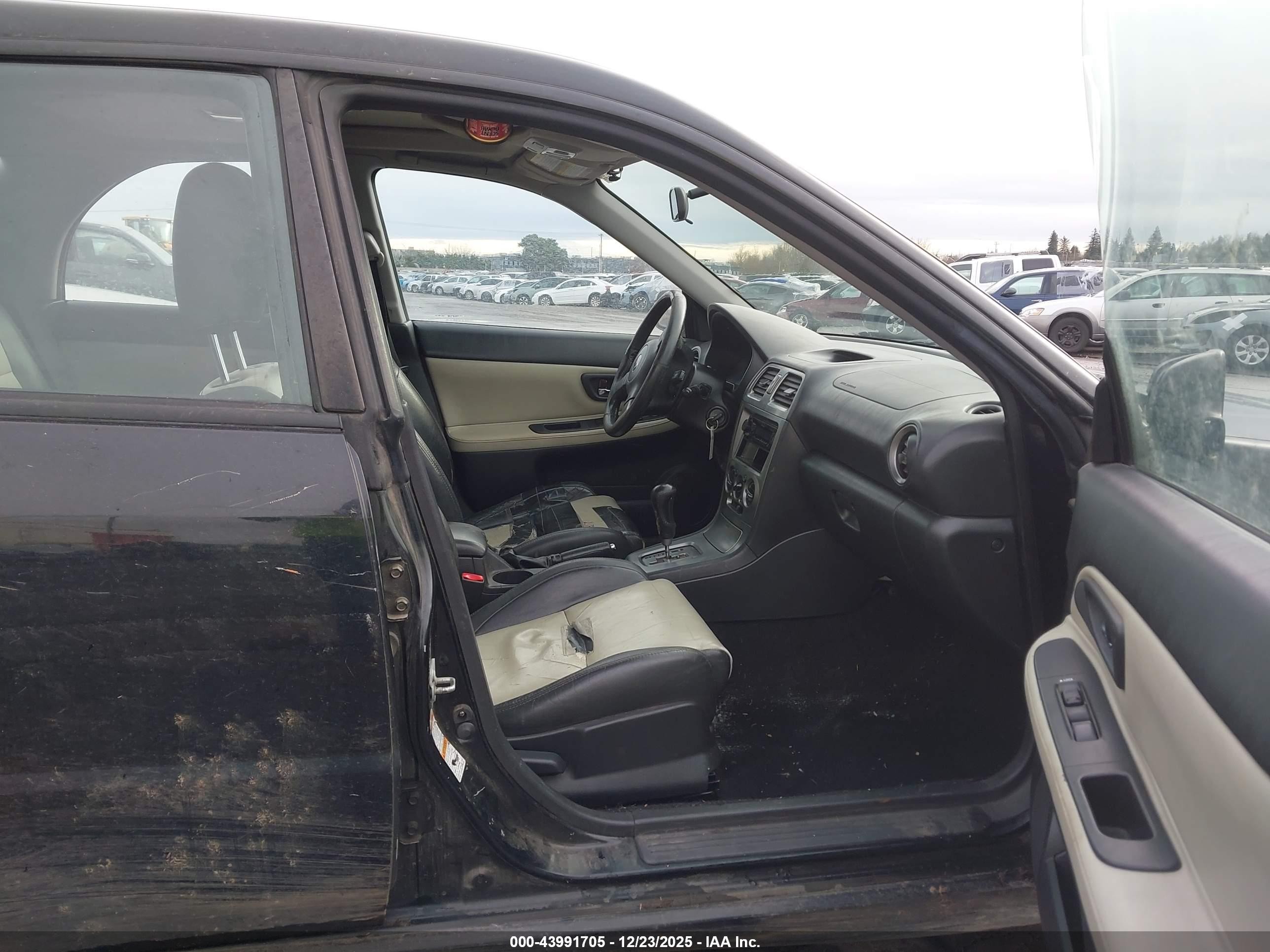 2005 Saab 9-2x Linear Черный vin: JF4GG61605H053766