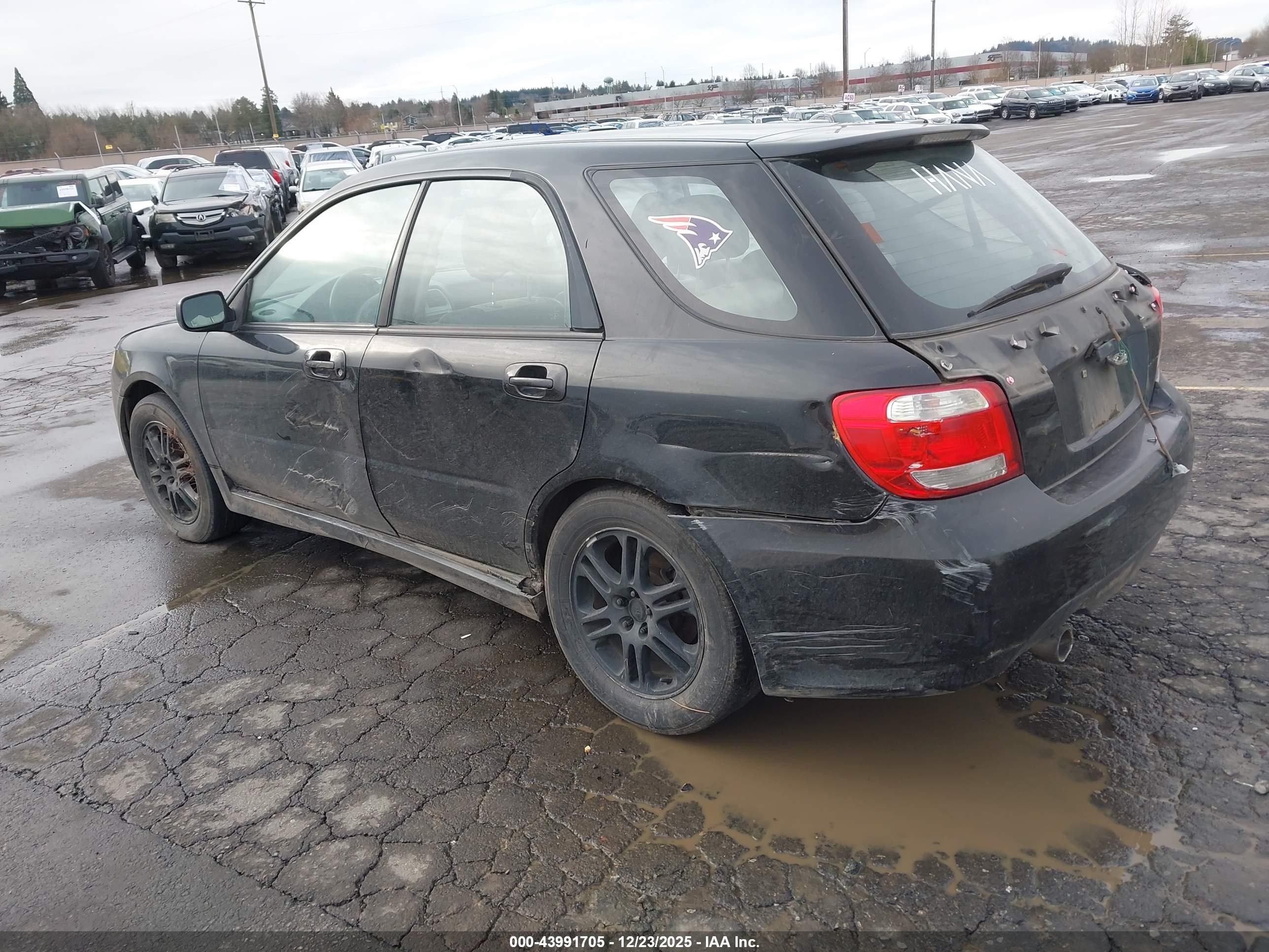 2005 Saab 9-2x Linear Черный vin: JF4GG61605H053766