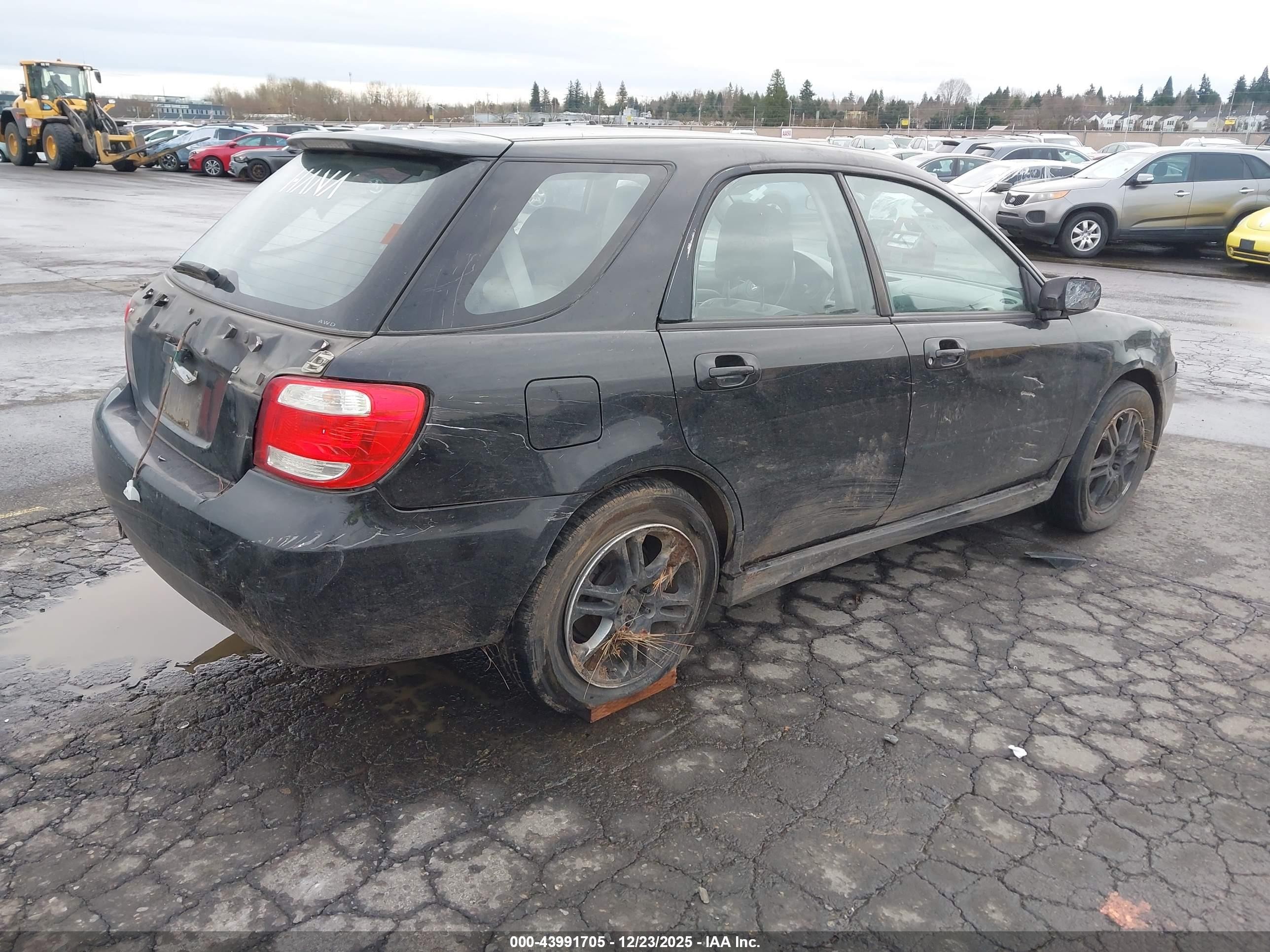 2005 Saab 9-2x Linear Черный vin: JF4GG61605H053766