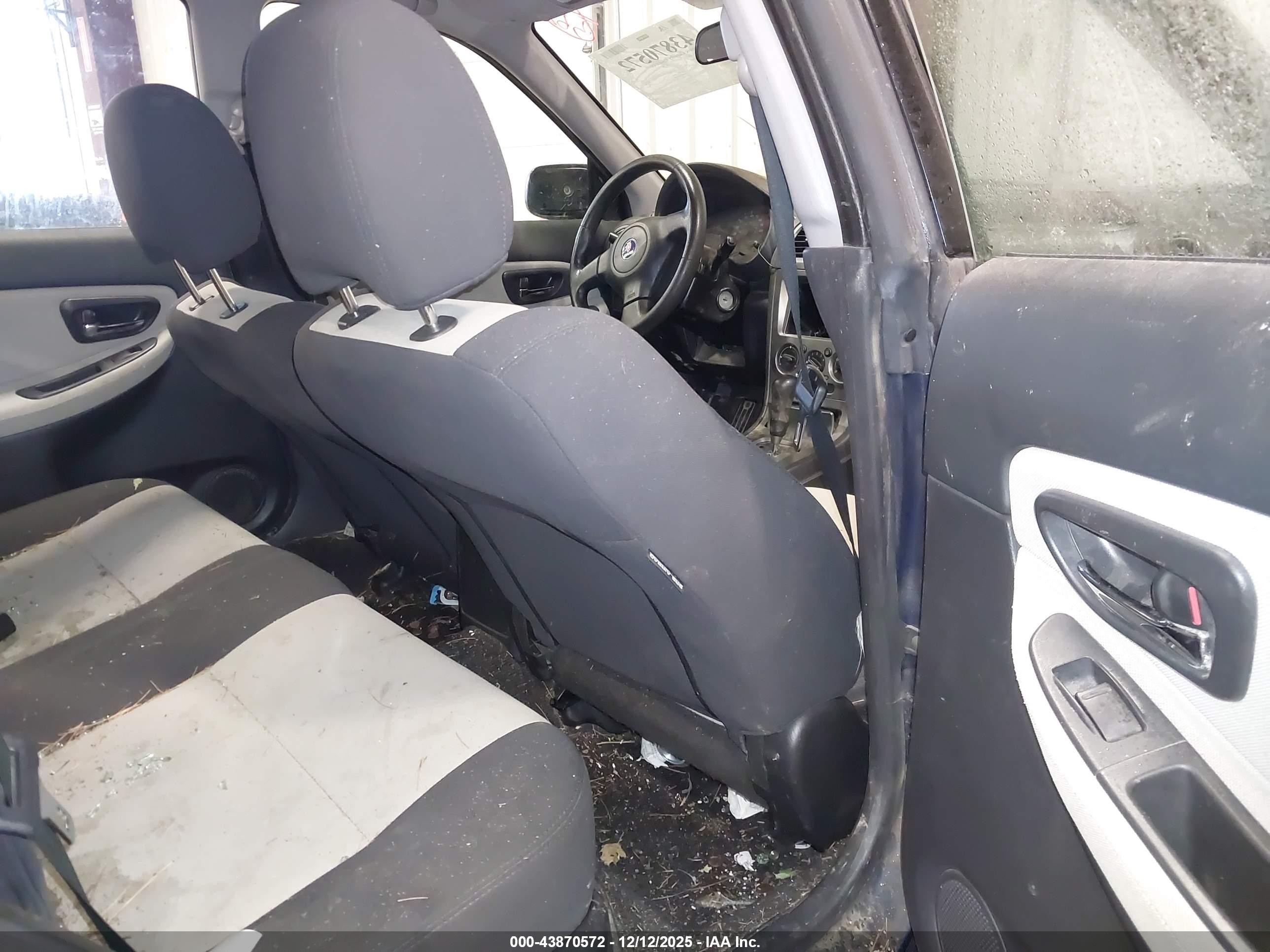 2005 Saab 9-2x Linear Dark Blue vin: JF4GG61605H054187