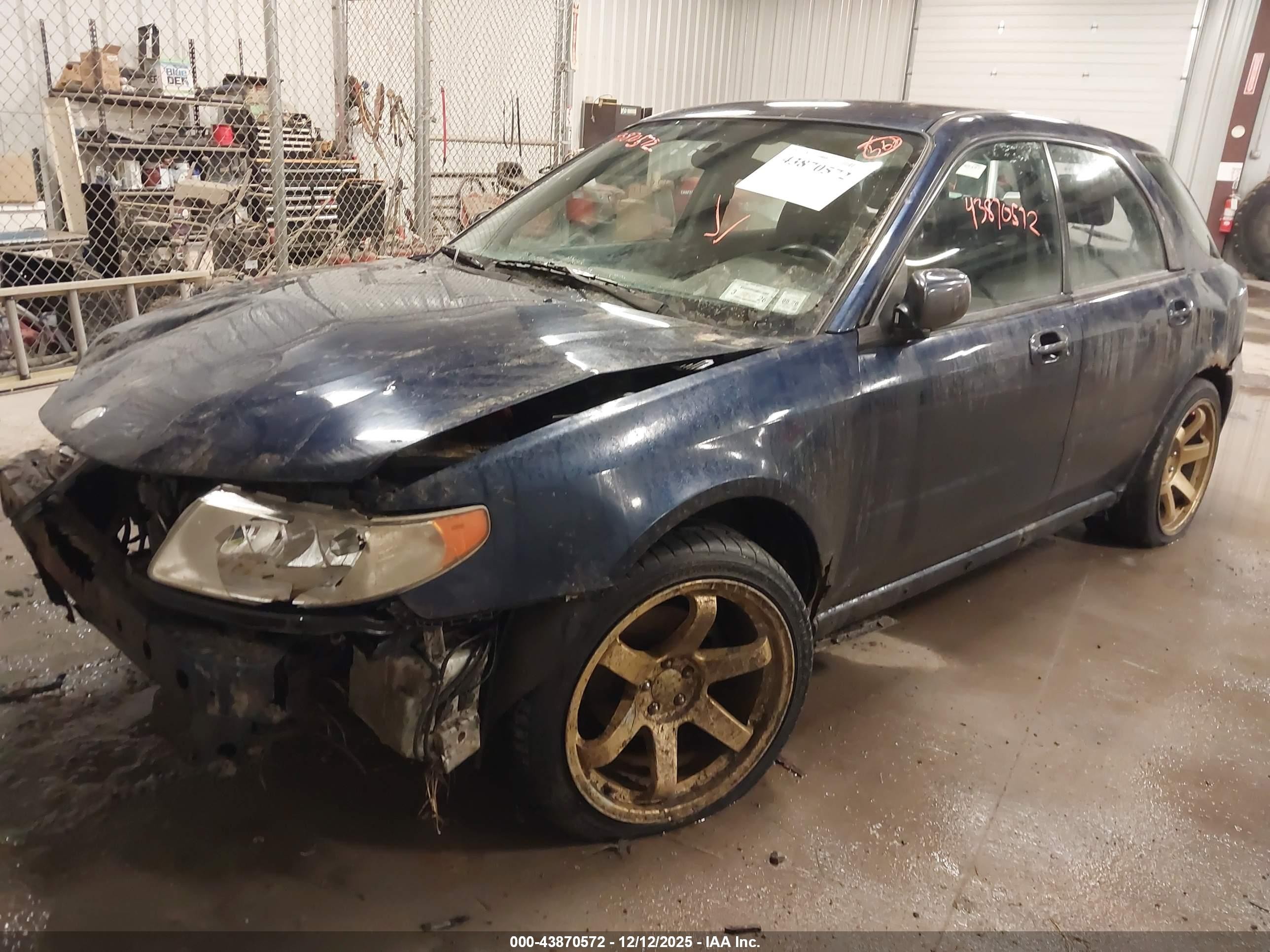 2005 Saab 9-2x Linear Dark Blue vin: JF4GG61605H054187