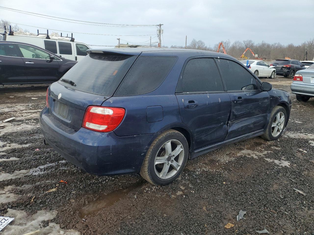 2005 Saab 9-2 Linear Blue vin: JF4GG61635H057374