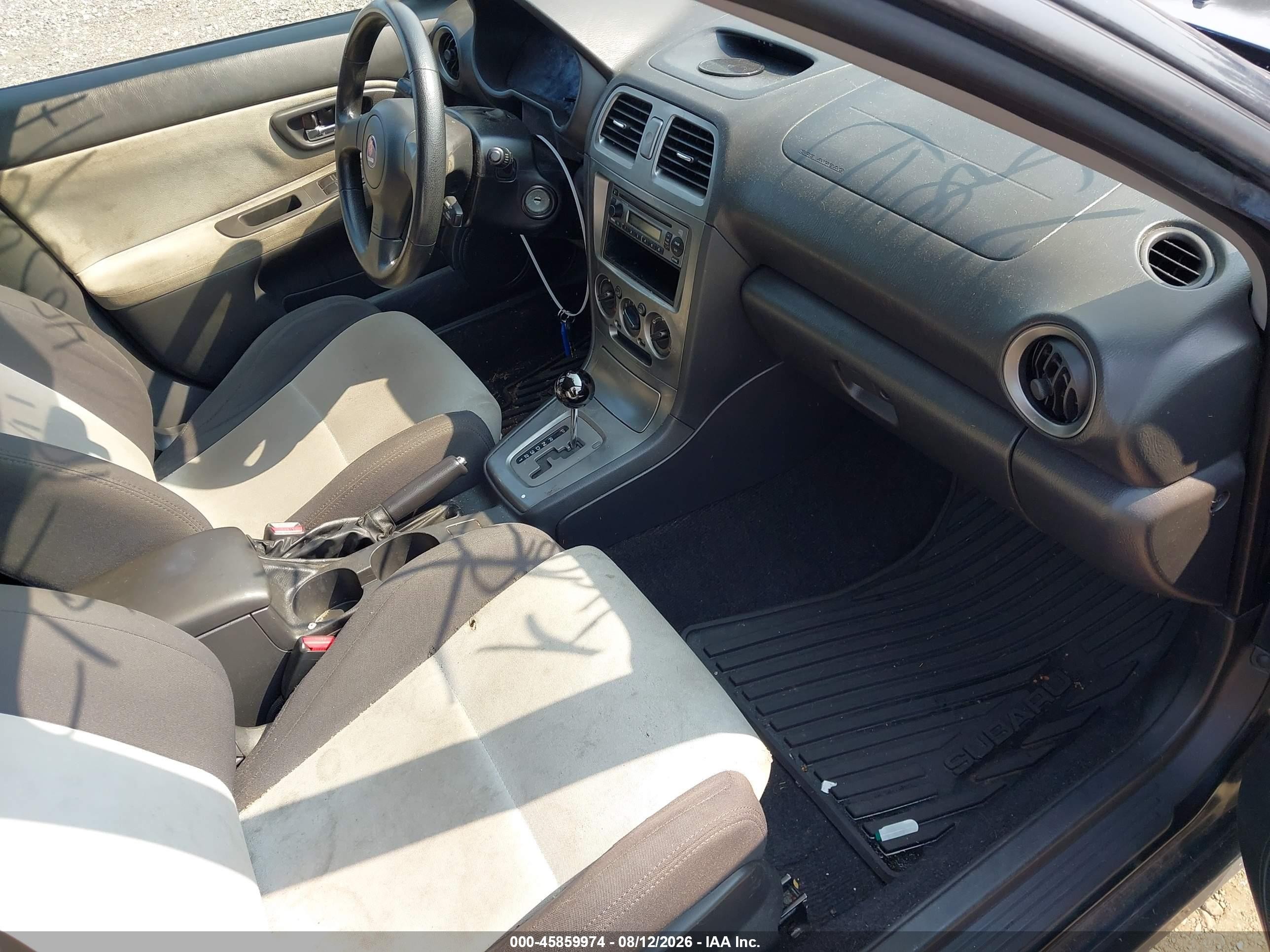 2006 Saab 9-2x 2.5i Черный vin: JF4GG61646H050032