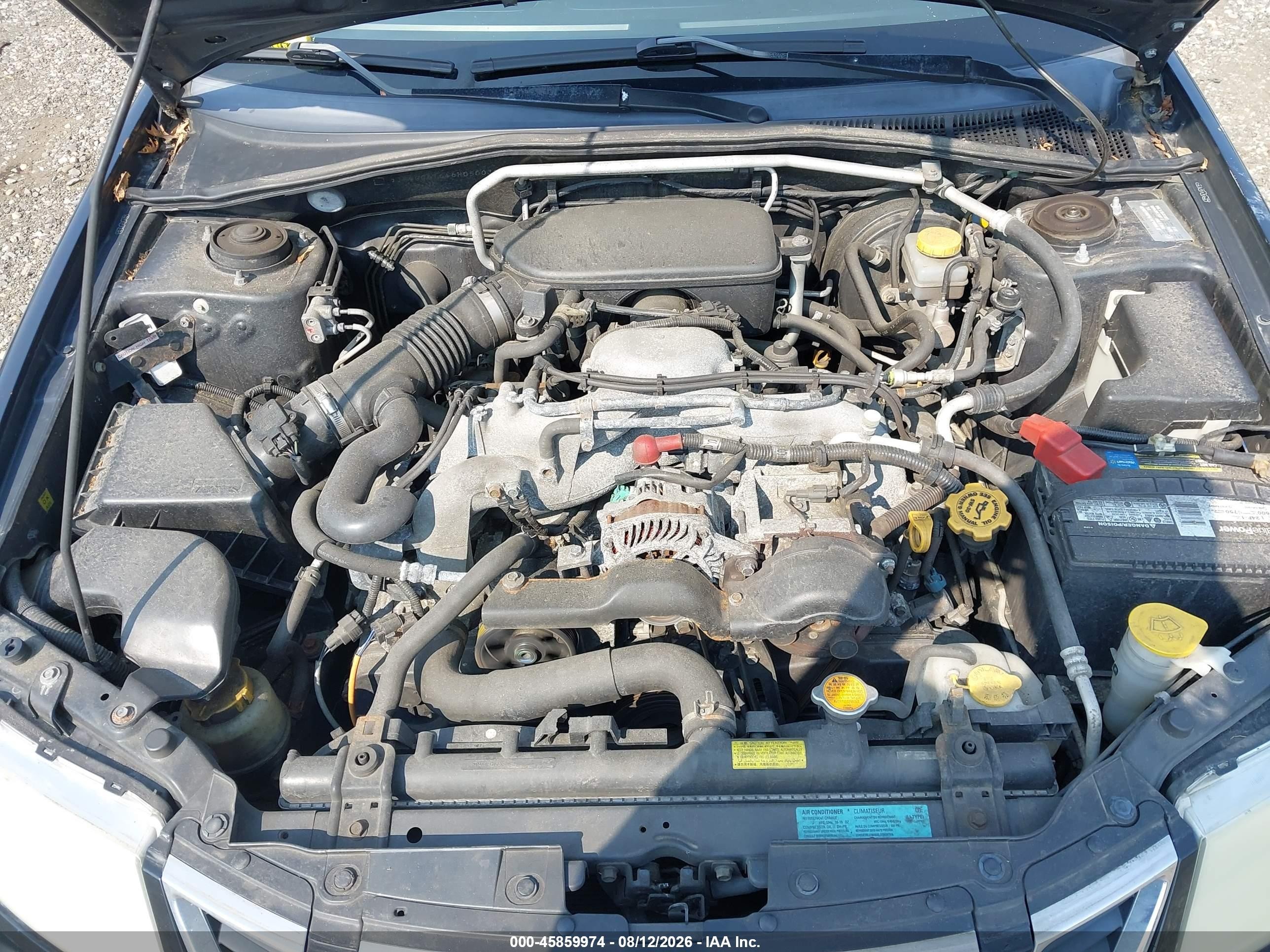 2006 Saab 9-2x 2.5i Черный vin: JF4GG61646H050032