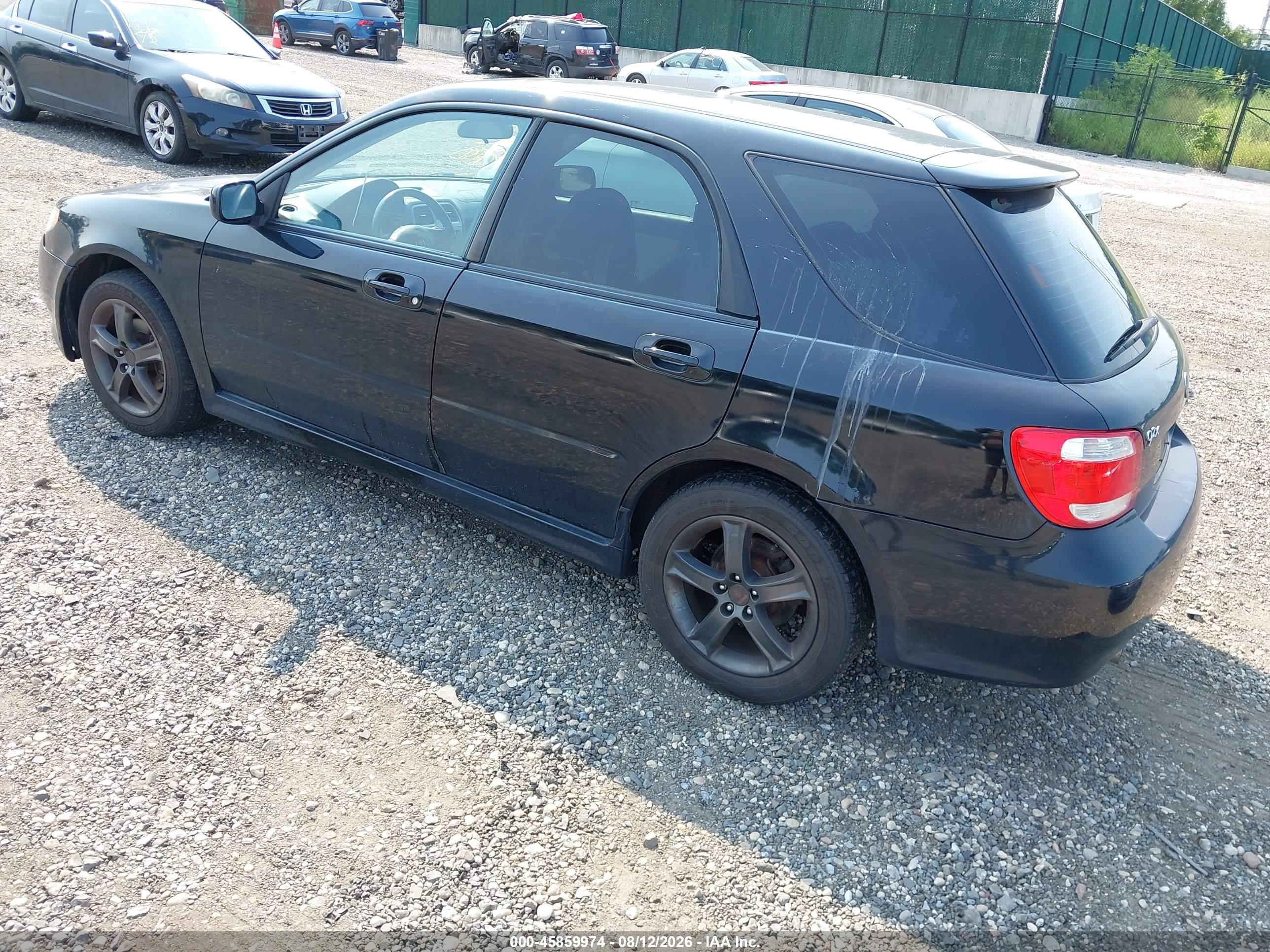 2006 Saab 9-2x 2.5i Черный vin: JF4GG61646H050032
